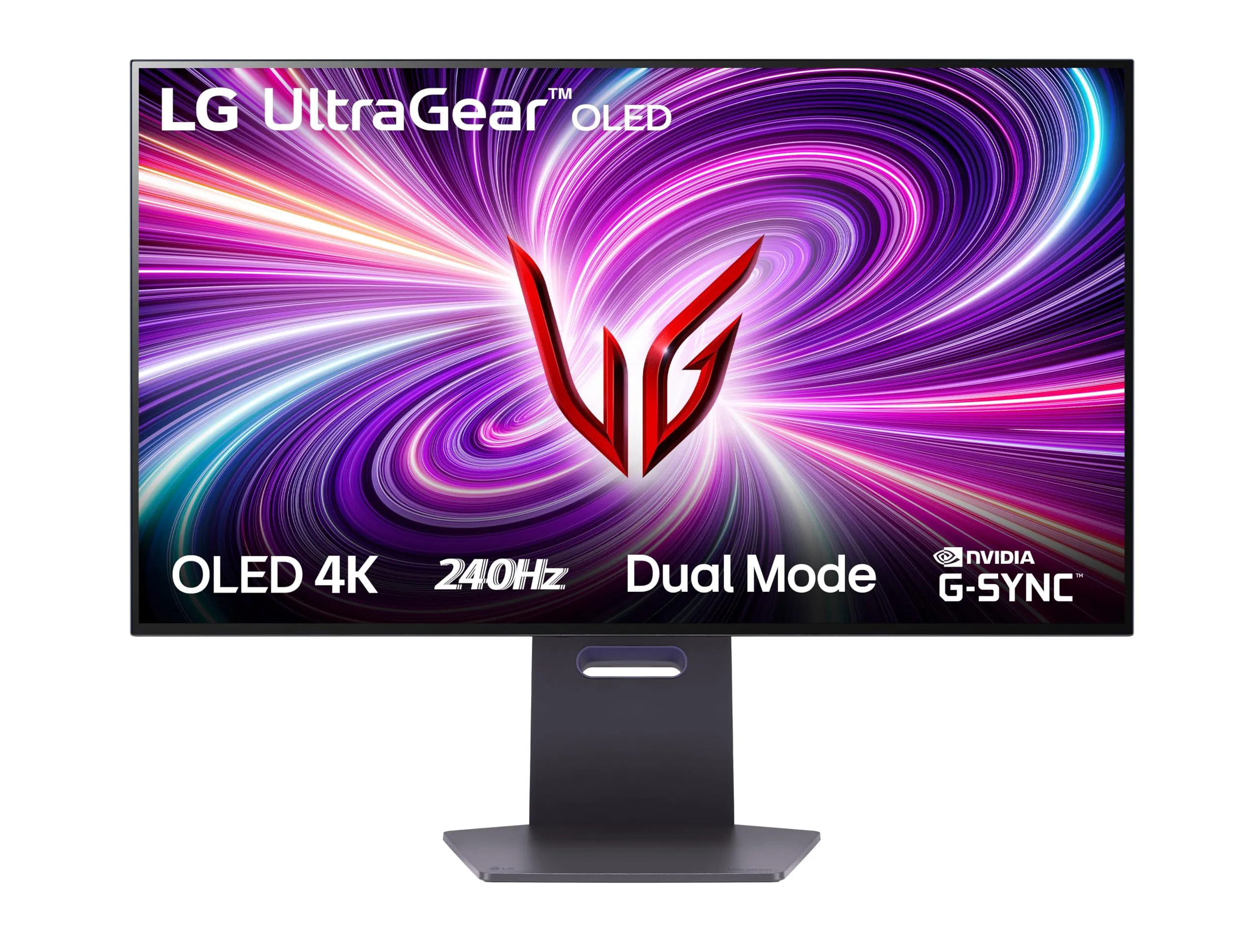 LG UltraGear OLED 32GS95UV Monitor Gaming 32", UHD 4K (3840x2160), OLED, 240Hz, 480Hz in FHD con Dual Mode, 0,03ms (GtG), G-Sync, FreeSync Premium Pro, HDR 400 True Black, HDMI 2.1, DisplayPort, Nero
