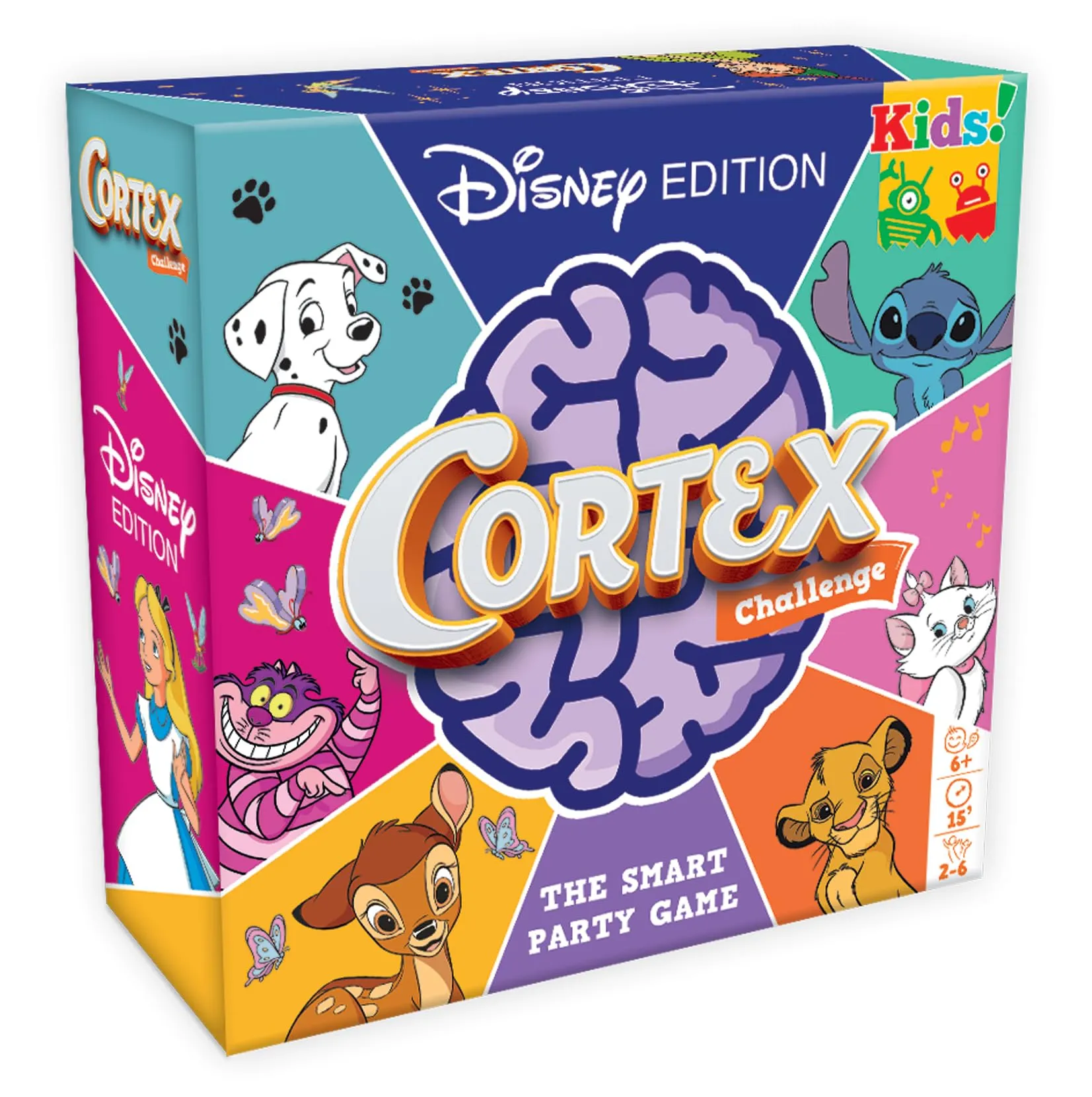 Asmodee - Cortex Disney Kids - Gioco da Tavolo, 2-6 Giocatori, 6+ Anni, Edizione in Italiano