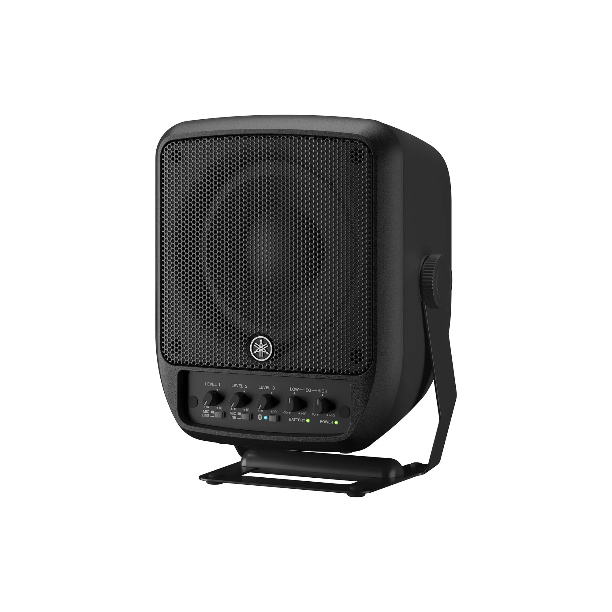 Yamaha Stagepas100BTR - PA portatile alimentato a batteria da 16,5 cm, con mixer a 3 canali, nero