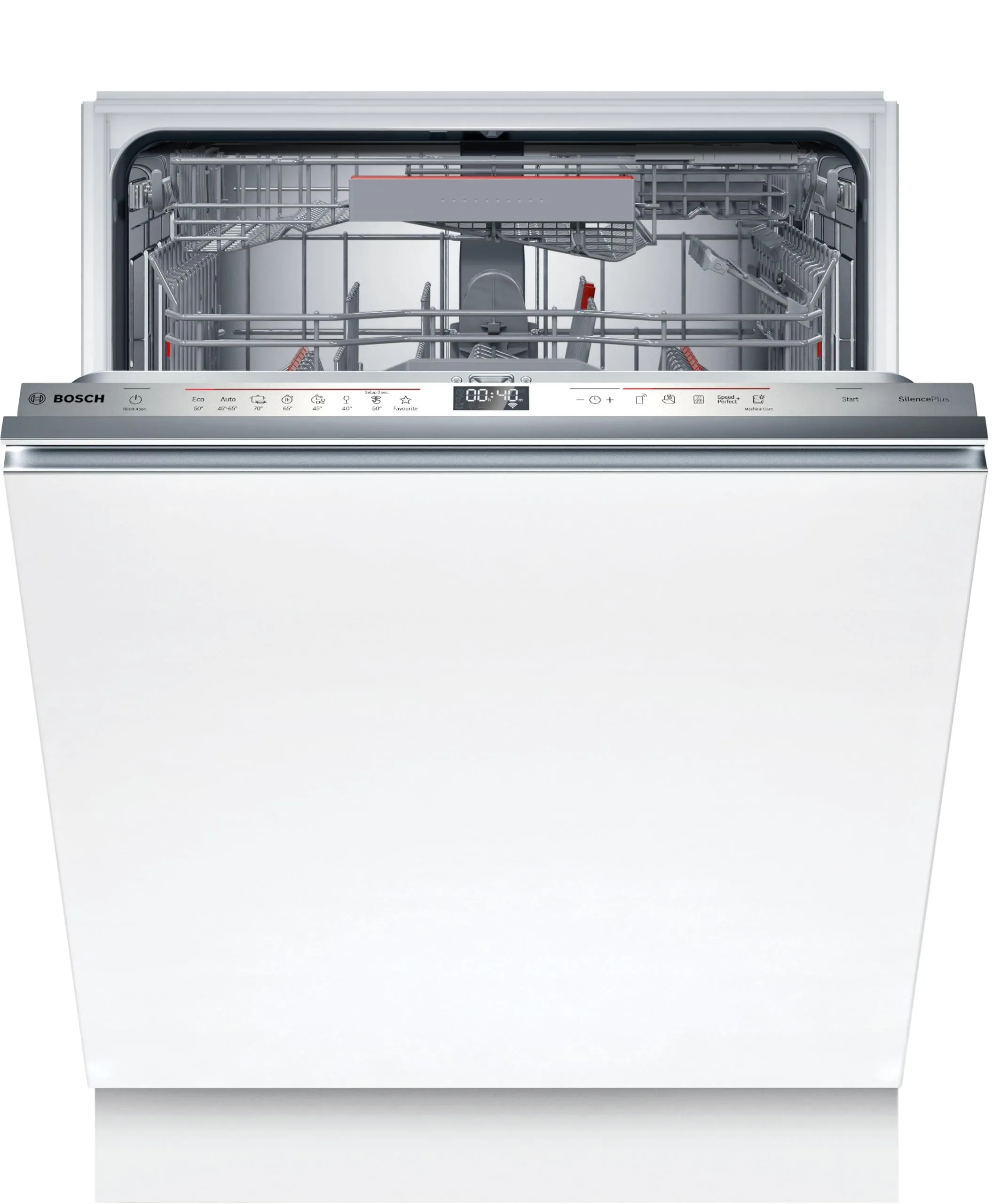 Bosch SMV6EDX00E Serie 6, Lavastoviglie da incasso a scomparsa totale, Home Connect, Extra Clean zone, EfficientDry, 3° cestello Extra Space, 60 cm