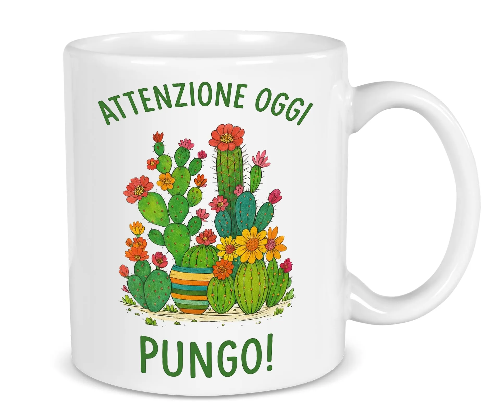 DEKORI Tazza Mug 350 ml in Ceramica – “Io non arrivo in ritardo, io creo aspettative” – Idea Regalo Divertente per Amici, Colleghi e Familiari