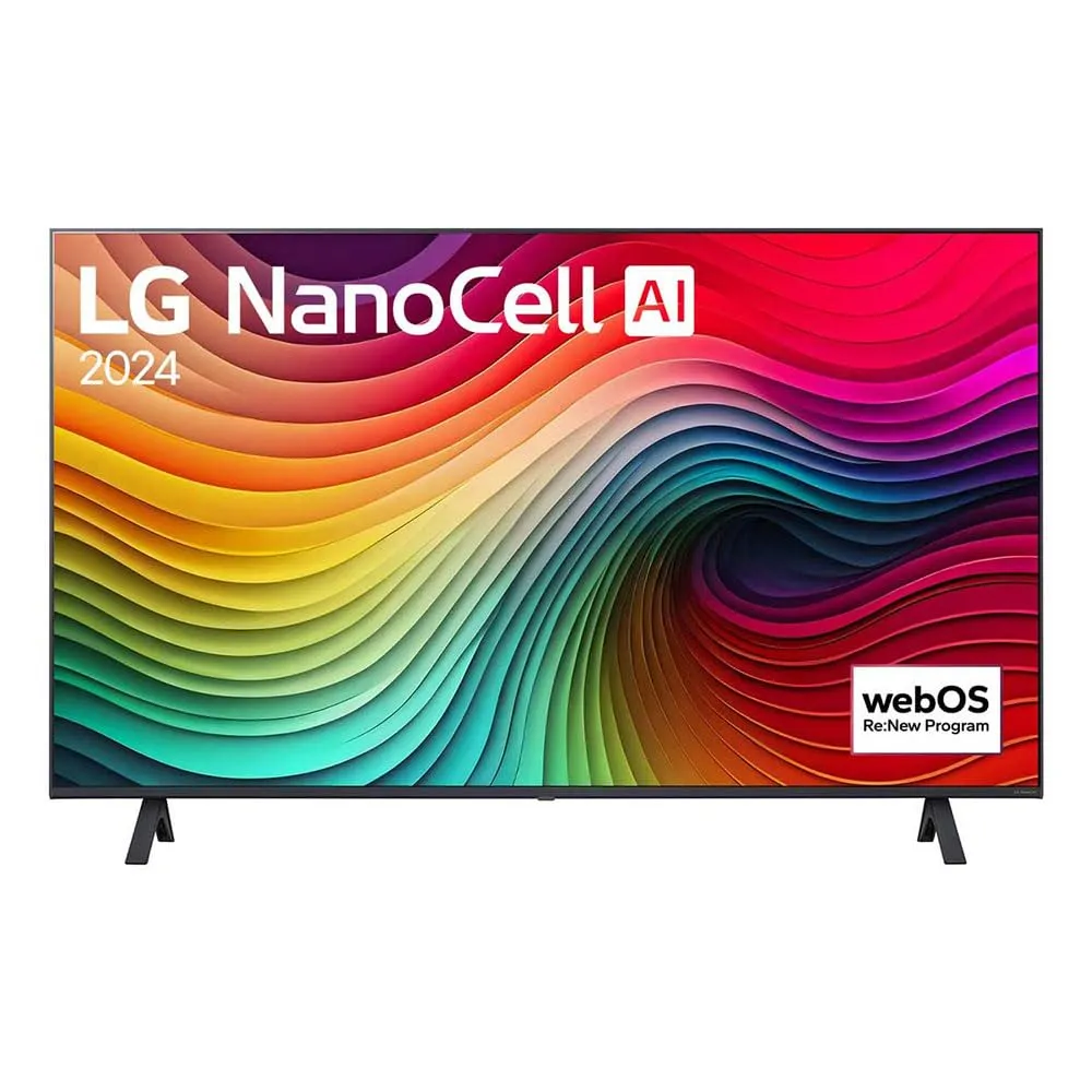 LG Smart TV 50 Pollici 4K Ultra HD Display NanoCell Sistema WebOS Processore a5 Gen7 HDR10 Classe G Wi-Fi - 50NANO81T3A
