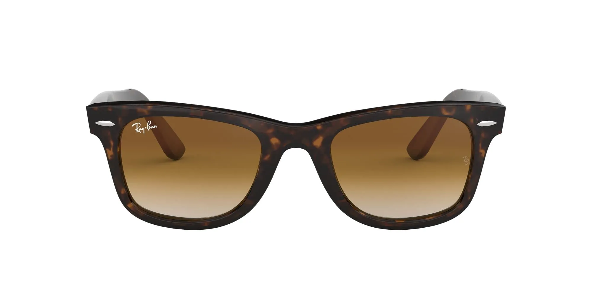 Ray-Ban Wayfarer, Occhiali da Sole Unisex Adulto, Marrone, 50 mm