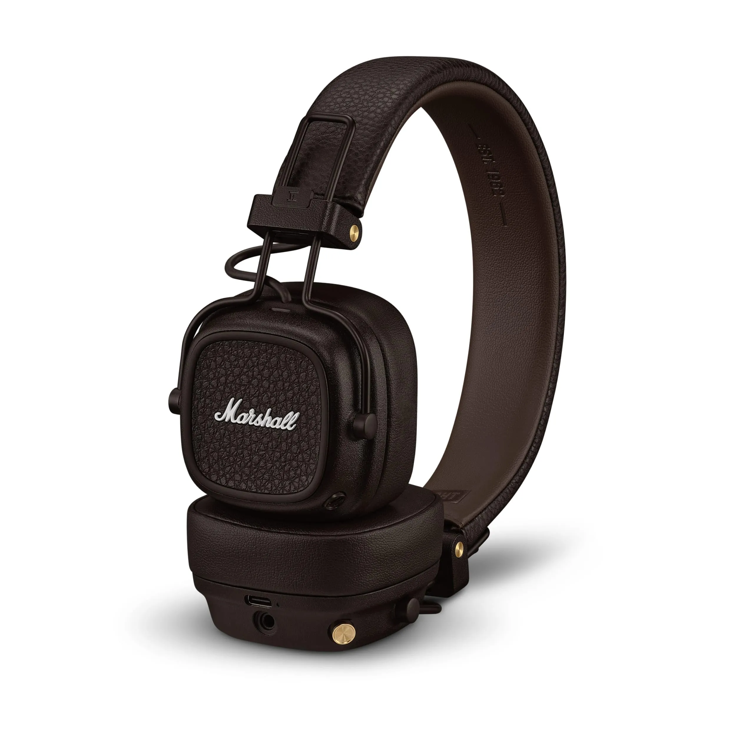 Marshall Major V Cuffie Wireless Bluetooth, 100 ore di riproduzione - Marrone