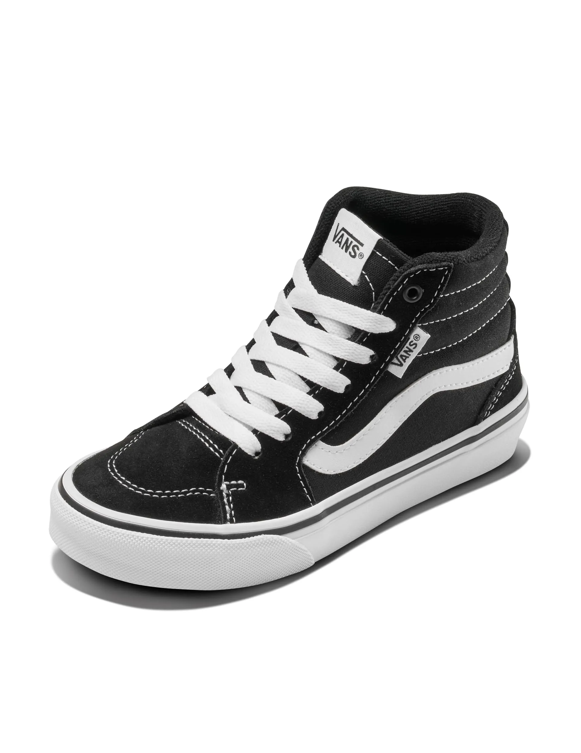 Vans Filmore Hi, Sneaker Unisex - Bambini e ragazzi, Suede Canvas Black White, 39 EU