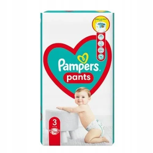 Pampers Pannolini pannolini misura 3, 56 pezzi
