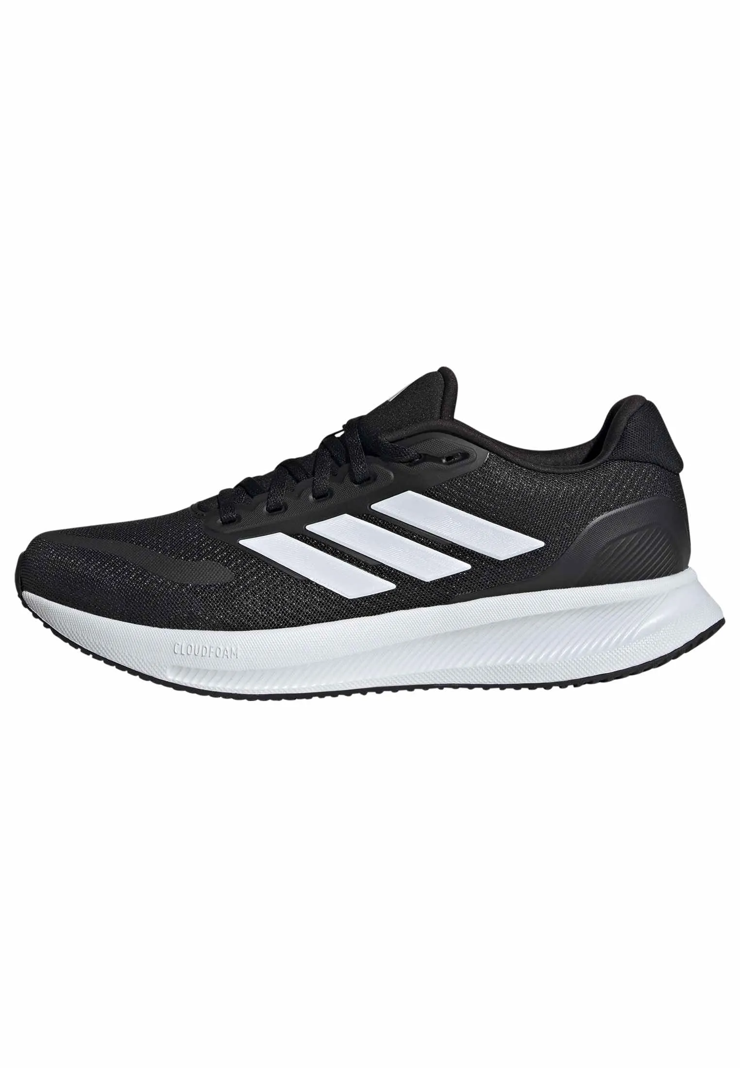 adidas Uomo Runfalcon 5 Running Shoes, Core Black/Cloud White/Core Black, 42 EU