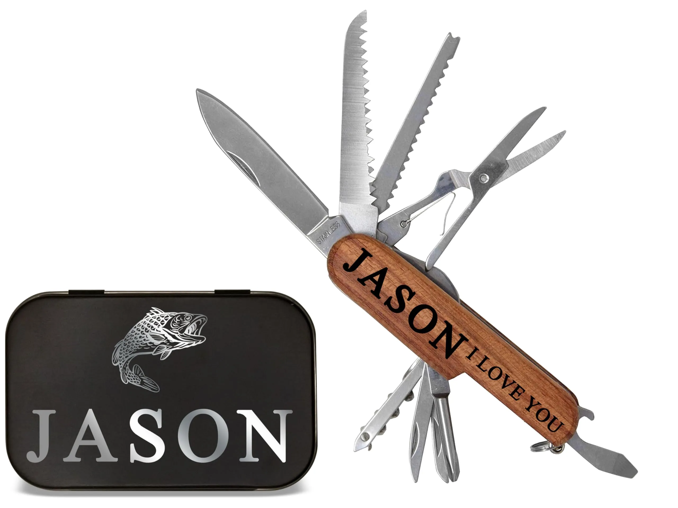 Coltellino Svizzero personalizzato, regalo inciso, coltello personalizzato, coltello da tasca, regalo zio, regalo papà, nonno, marito, fidanzato, campeggio, pesca