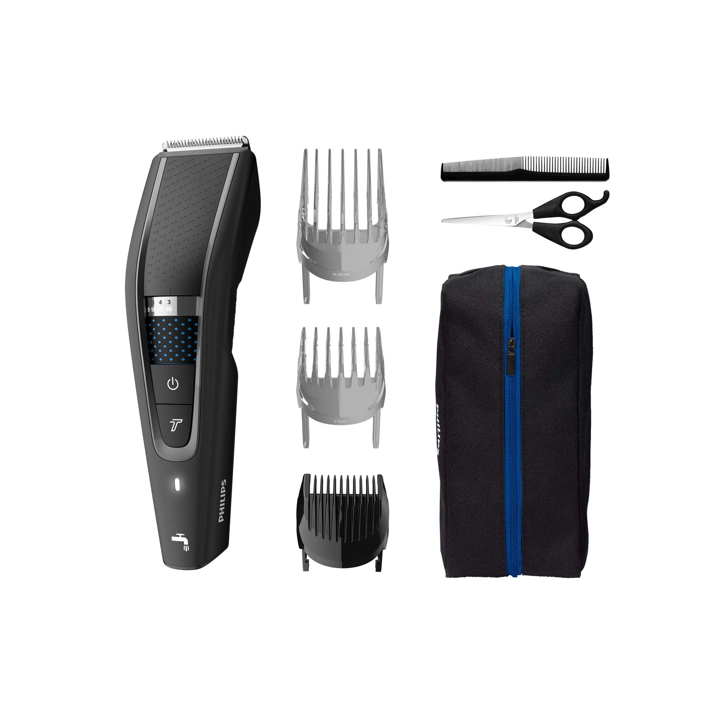 Philips Hair Clipper Serie 5000 Regolacapelli con Tecnologia Trim-n-Flow e DualCut (modello HC5632/15)