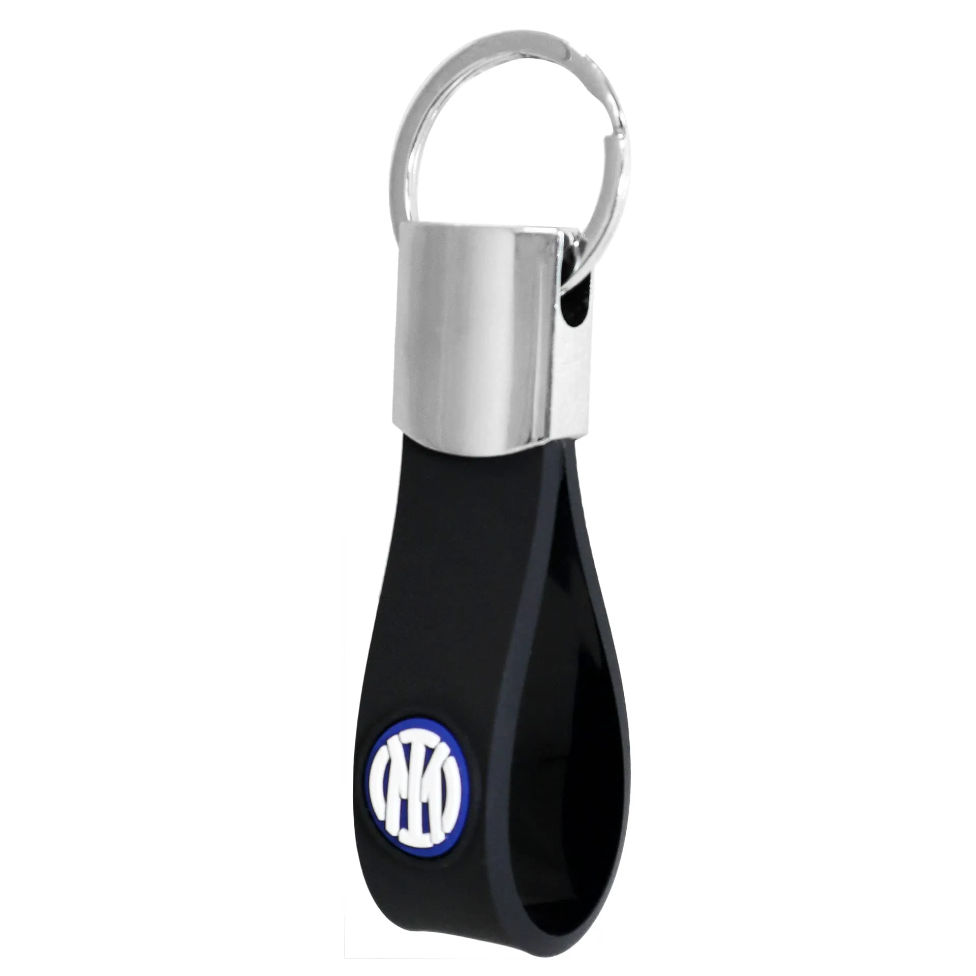Inter Portachiavi metallo e gomma LOGO NUOVO PRODOTTO UFFICIALE F.C.Internazionale idea regalo calcio