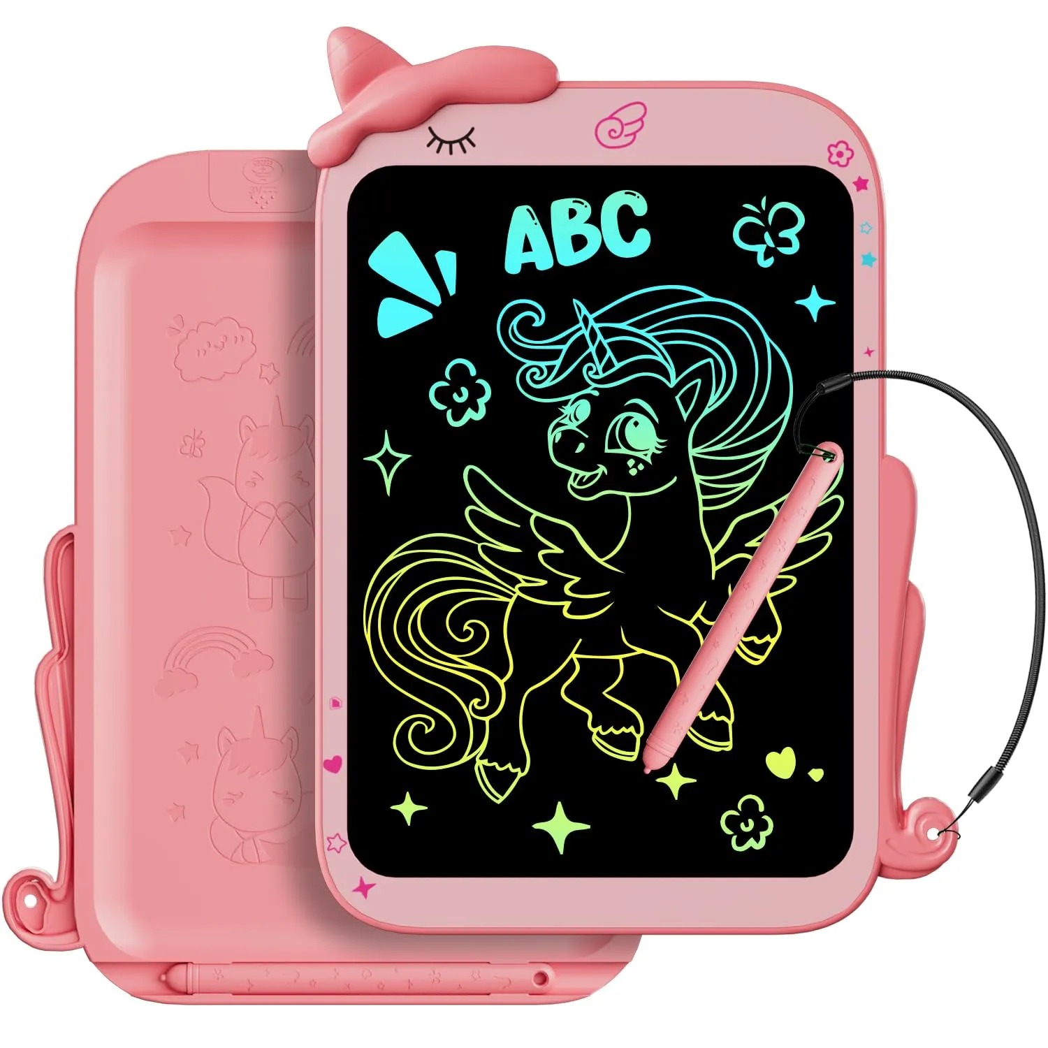 Electight Tavoletta Grafica Bambini, 10 Pollici LCD Cancellabile Lavagna Magica per Bambini, Elettronica Tablet da Disegno con Penna, Giochi Regalo, Giocattolo per 3 4 5 6 7 Anni Ragazzi Ragazze