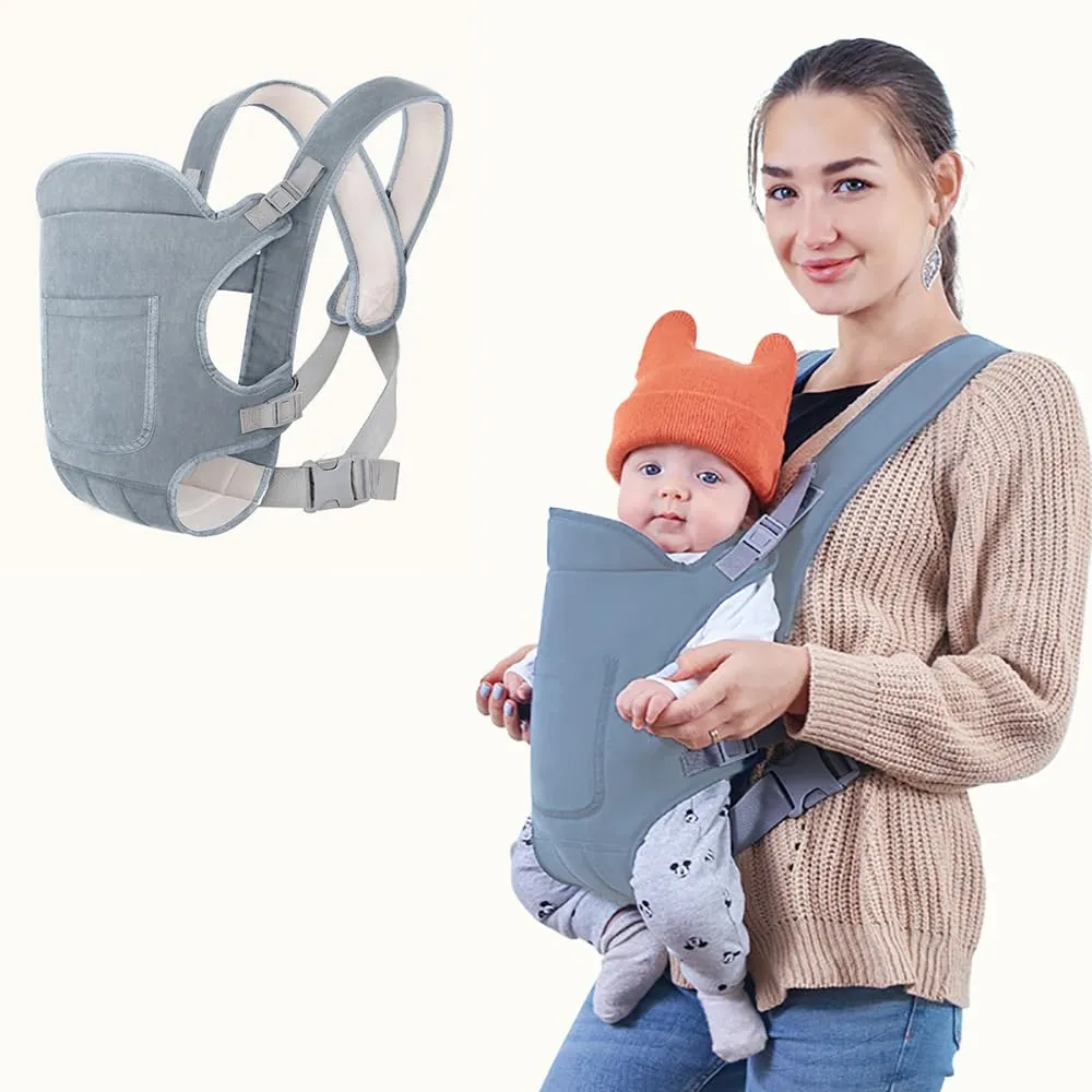 Marsupio Neonato,Marsupio Neonato 0-24 Mesi,Fascia Porta Bebe,Marsupio Neonati Ergonomico, Porta Bambino da 0-24 Mesi(Inferiore a 15kg) Puro Cotone Traspirante Leggero per Neonati