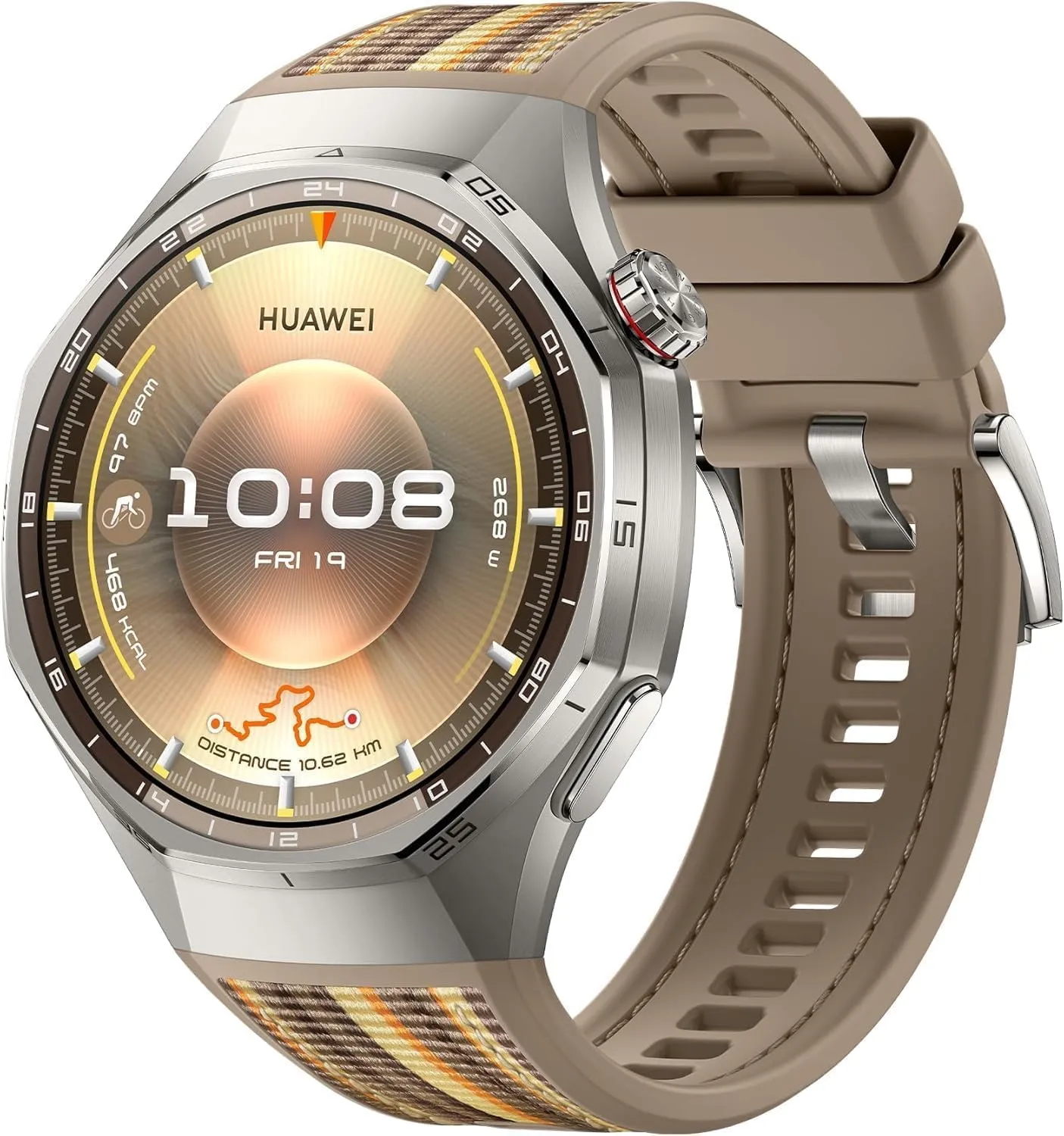 HUAWEI GT 6 Pro 46mm Titanium-Brown smart-watch fitness trackers bluetooth-call sleep monitor