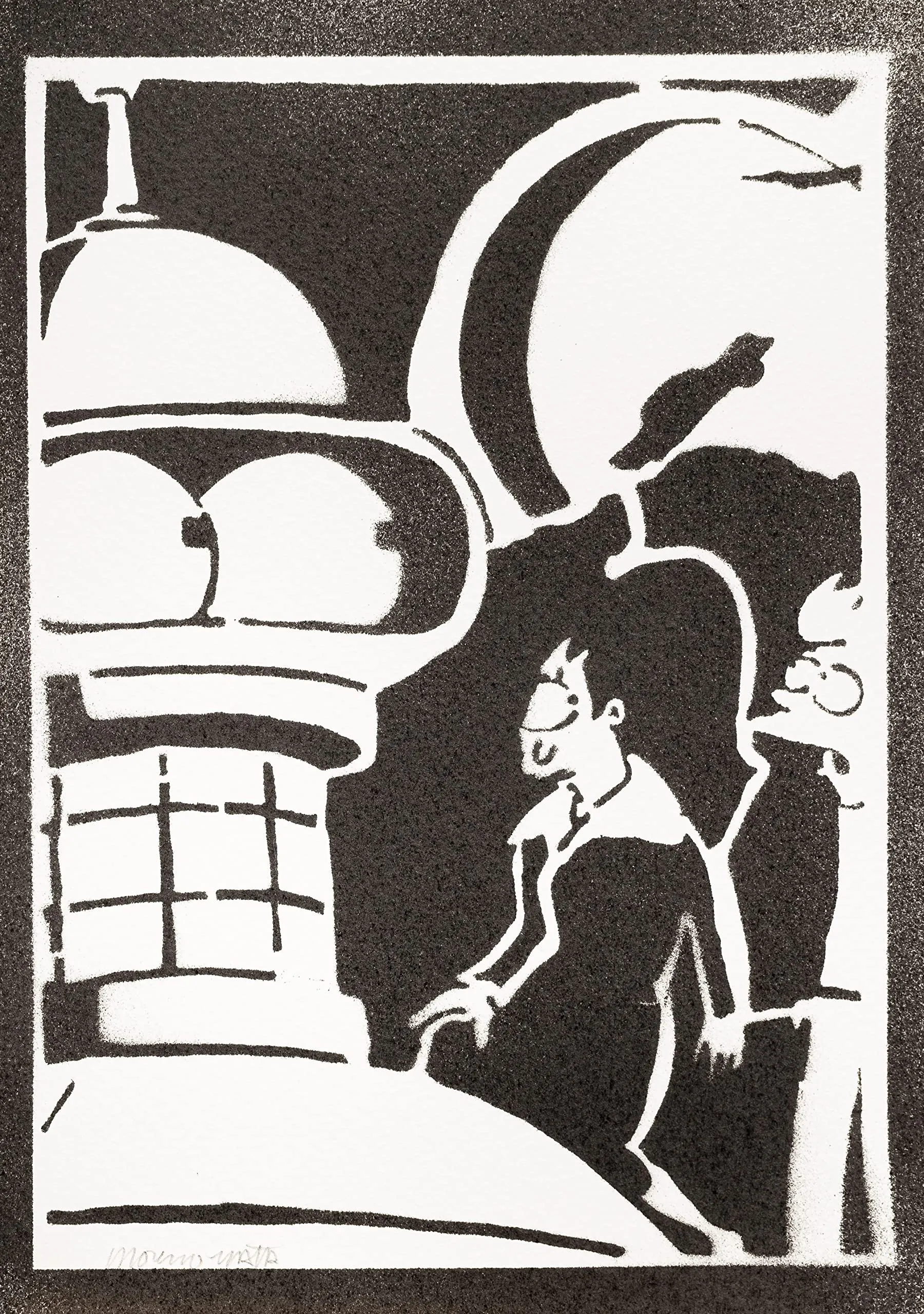 moreno-mata Autentici Graffiti Fatti a Mano Futur... Bender Handmade Poster Serie TV Quadri Moderni Soggiorno Decorazione Parete Regalo Uomo e Donna