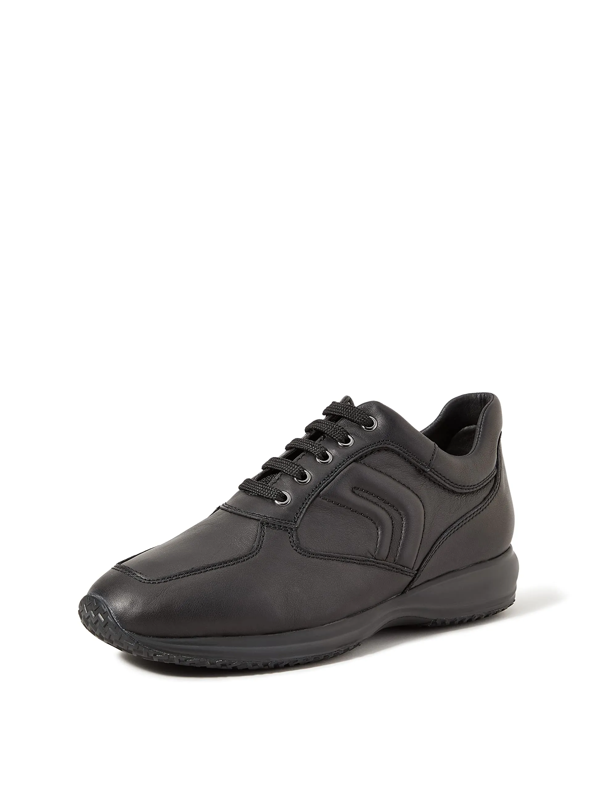 Geox U Happy Art. H, Sneakers Uomo, Nero, 45 EU