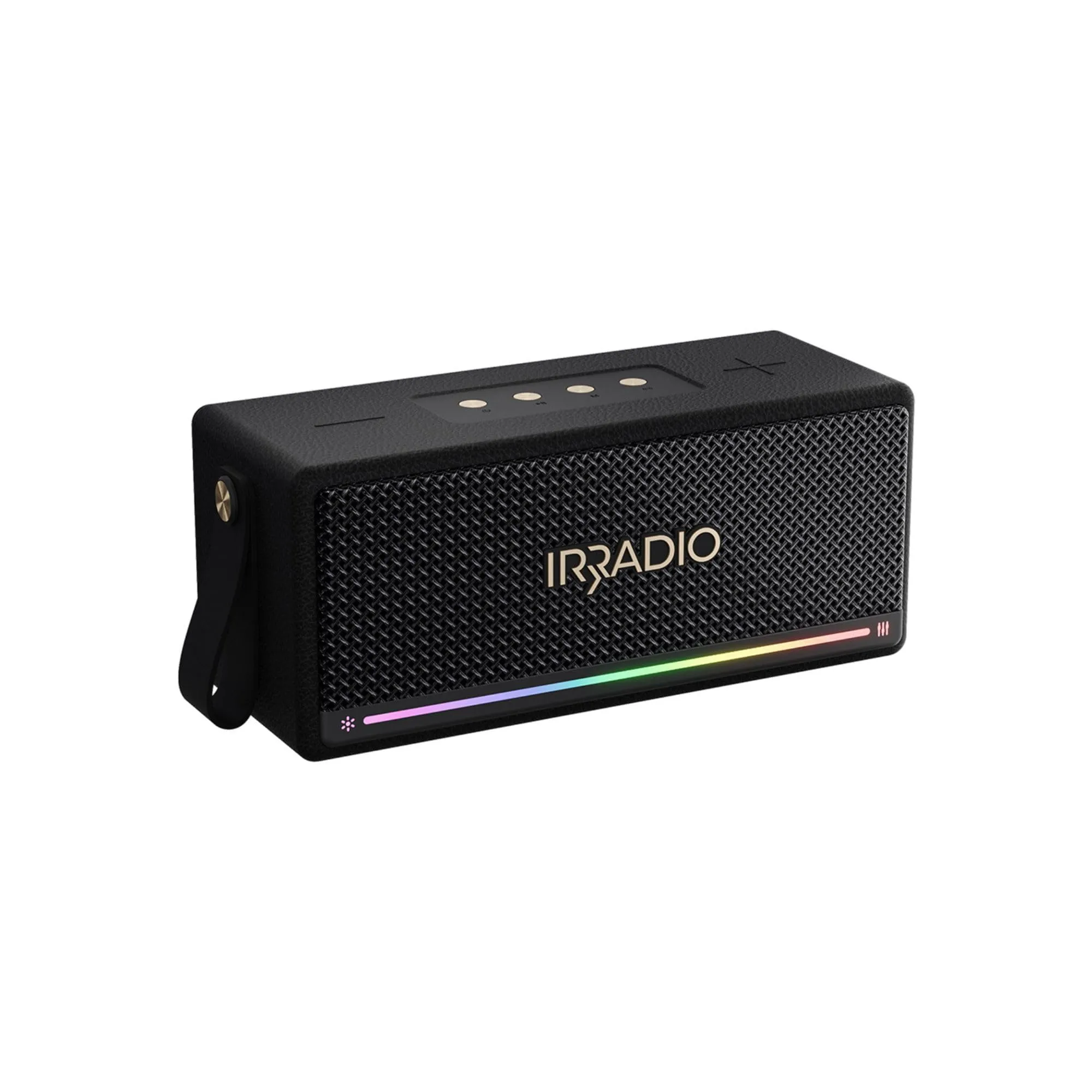 IRRADIO IR-M6 Classic, Cassa Bluetooth portatile, 40W, Doppio Woofer e Tweeter, Grado di impermeabilizzazione IPX7, Illuminazione LED RGB, Funzione True Wireless Stereo, Compatibile formati MP3 e WA