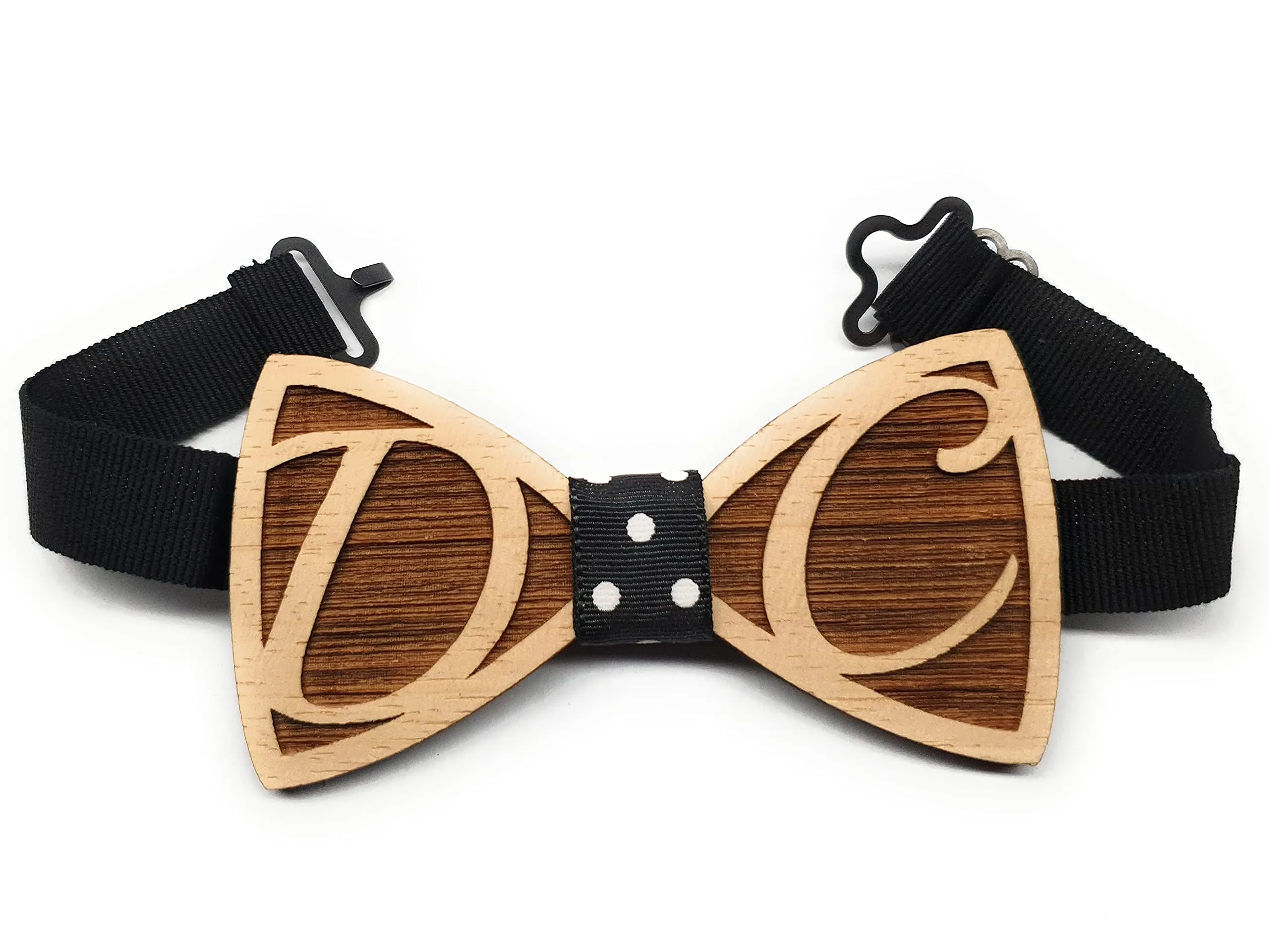 Papillon/farlallino in legno personalizzato iniziali del nome - perfetto per eventi e feste eleganti o come regalo - personalizzalo con le tue iniziali