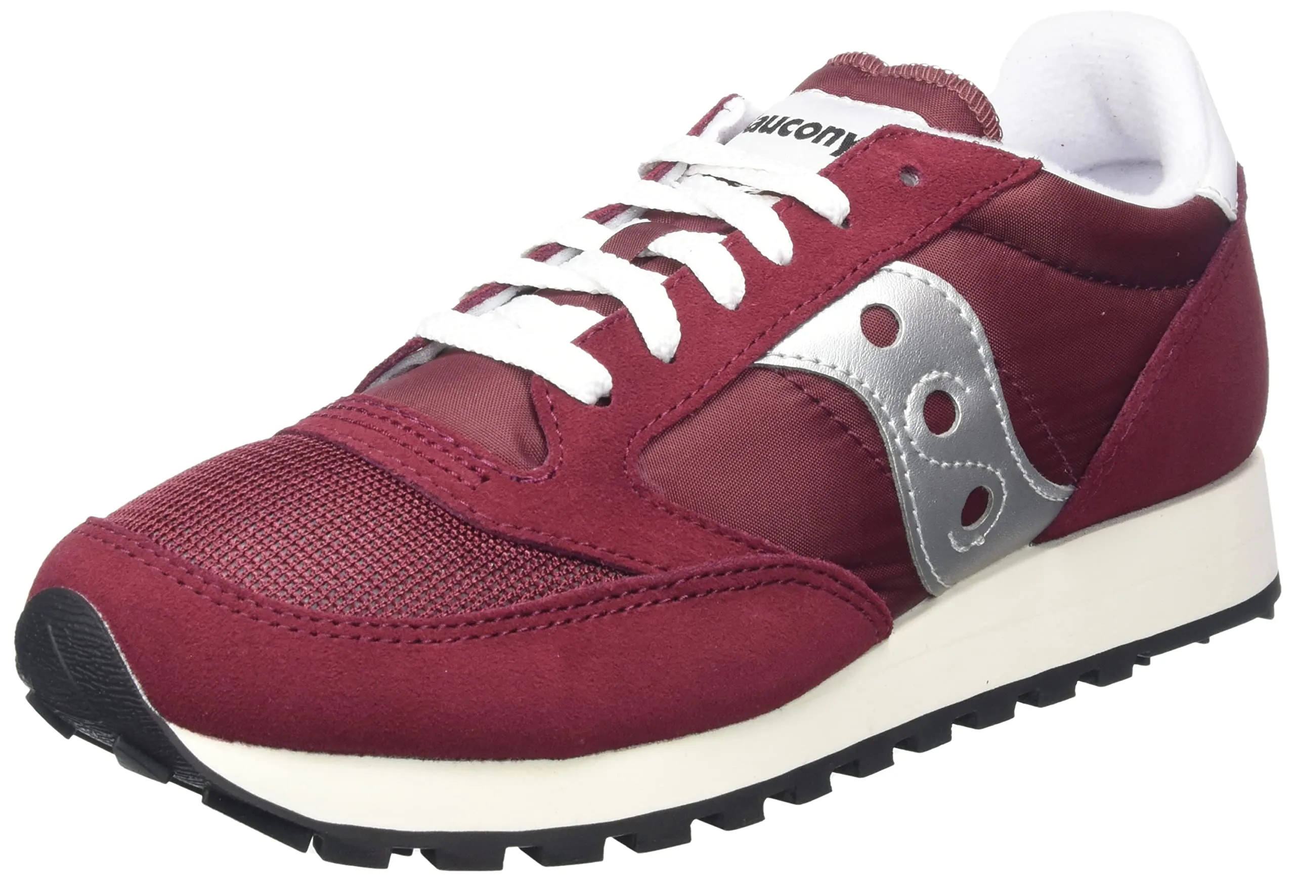 Saucony Jazz Original Vintage, Sneaker Uomo, Burgundy Silver, 42 EU