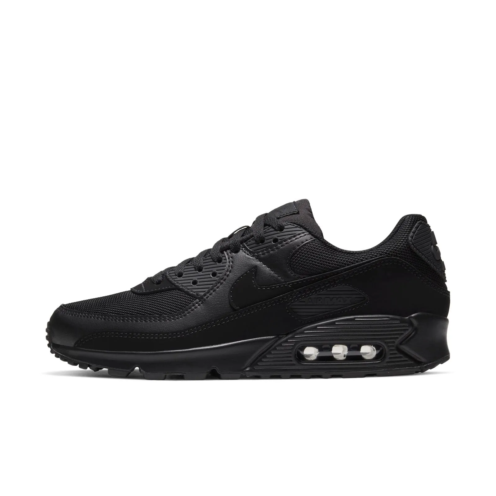 Nike Air Max 90, Scarpe da Corsa Uomo, Black/Black/Black/White