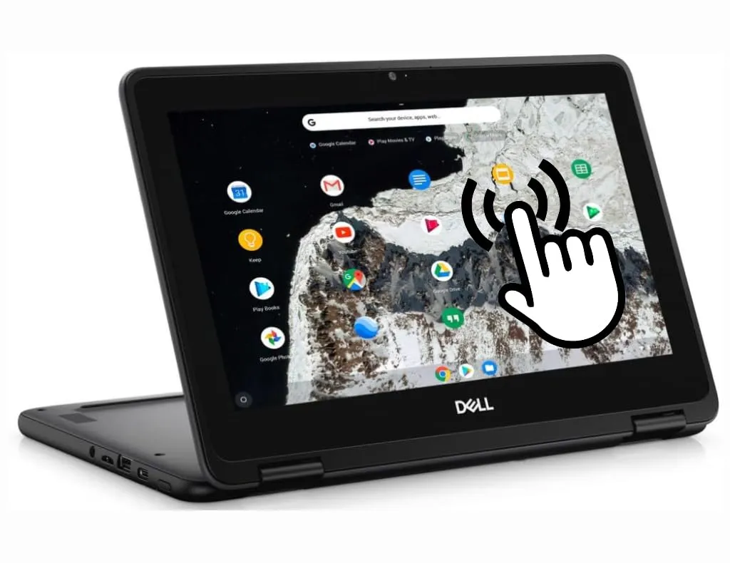 Dell Chromebook 11 3100 Computer portatile 2 in 1, notebook touchscreen da 11,6 pollici, Chrome OS (ricondizionato) (Pollici, 11.6, Nero, Grafica integrata, 128, GB, Chrome OS, GB, 4)