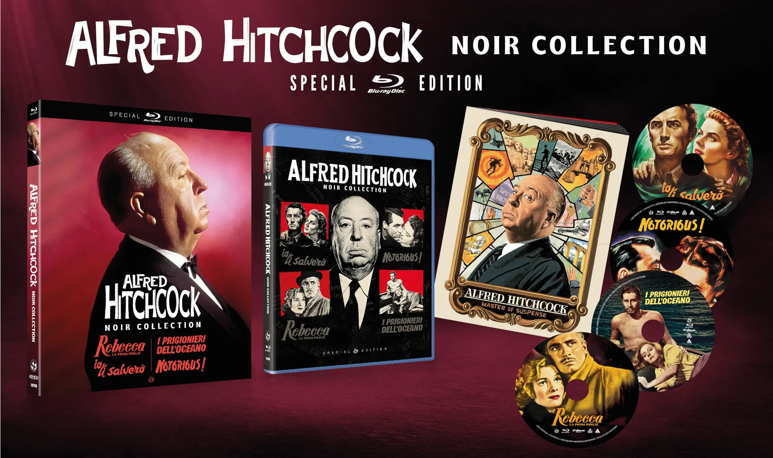 Alfred Hitchcock Noir Collection (Special Edition) (4 Blu-Ray)