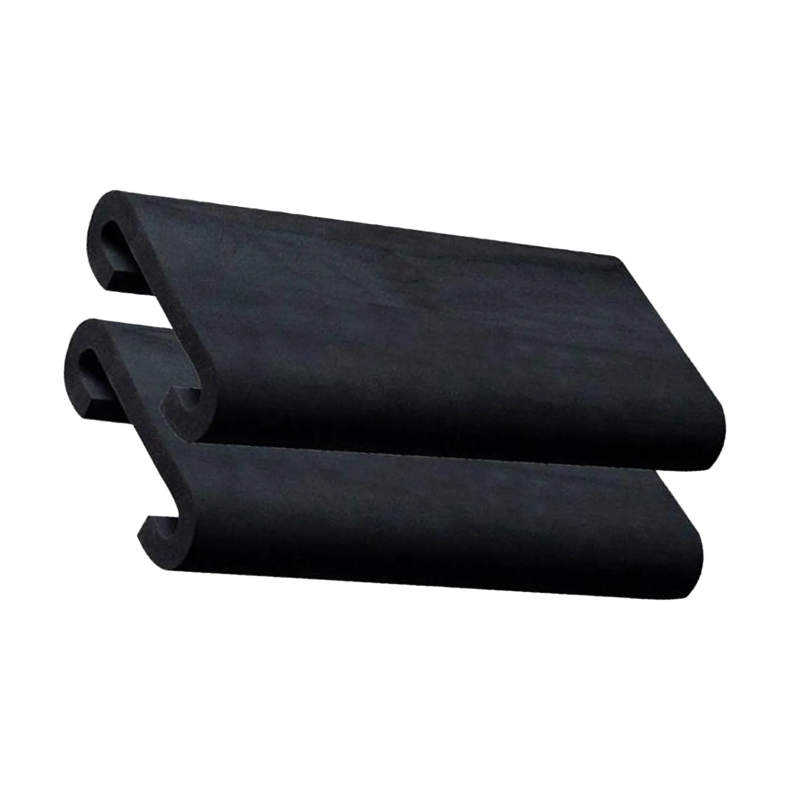F Fityle 2 Pezzi Imbottitura Sedile Dragon Boat Pagaia, Protezione Cuscino Sedile Forma di U Sella Dragon Boat Pagaia per Kayak Rematore All'aperto, Nero