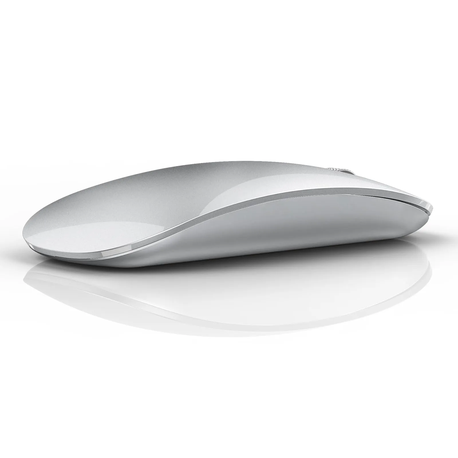 Uiosmuph U30 Bluetooth Mouse Senza Fili, Mouse Wireless Ricaricabile Mouse Wireless Silenzioso Mouse Ottico Wireless Senza Fili con Ricevitore Nano USB per PC/Laptop