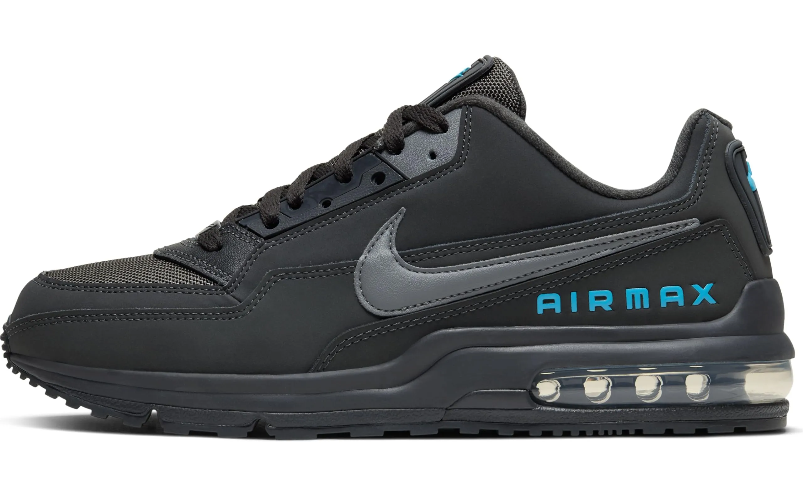 Nike Air Max Ltd 3, Scarpe da Corsa Uomo, Nero Anthracite Cool Grey Lt Current Blue 002, 44.5 EU