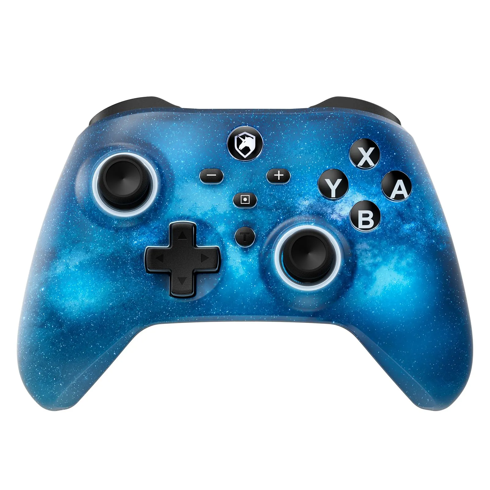 ECHTPower Controller per Switch, 2024 Controller Wireless con LED Joystick per Switch/PC/Android/iOS, Switch PRO Controller con Hall Trigger, Turbo, Vibrazione, Pulsante Programmabile, 6-Axis Gyro