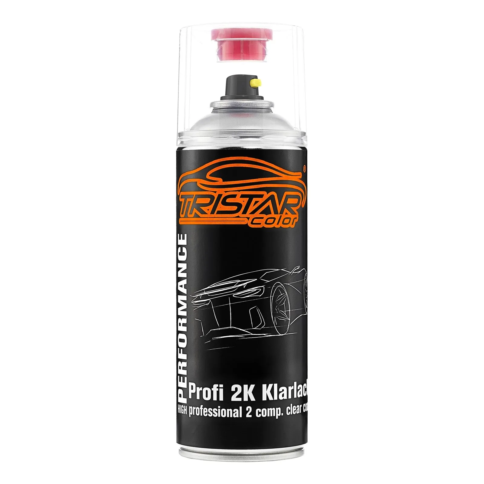 Bomboletta spray 2K professionale VERNICE TRASPARENTE lucidissima 400 ml vernice per auto bomboletta a spruzzo