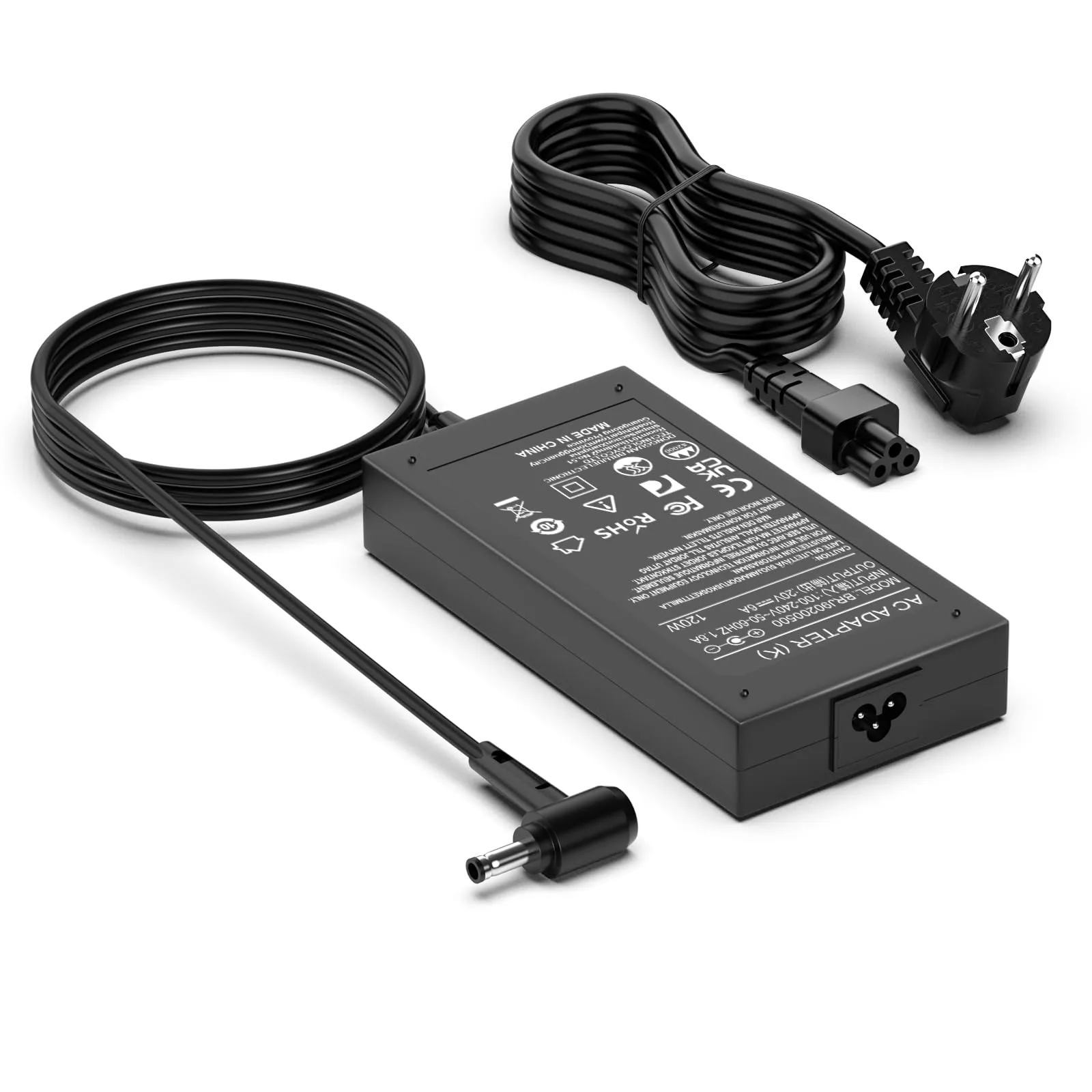 shefor 120W Caricatore Alimentatore Compatibile con MSI GV15 GF63 10 11 12Th Intel core Laptop MS-16R5 MS-16R6 MS-16R7 MS-16R8 MSI Cyborg 15 A13V Summit E16 Flip A13V 20V 6A Caricabatterie