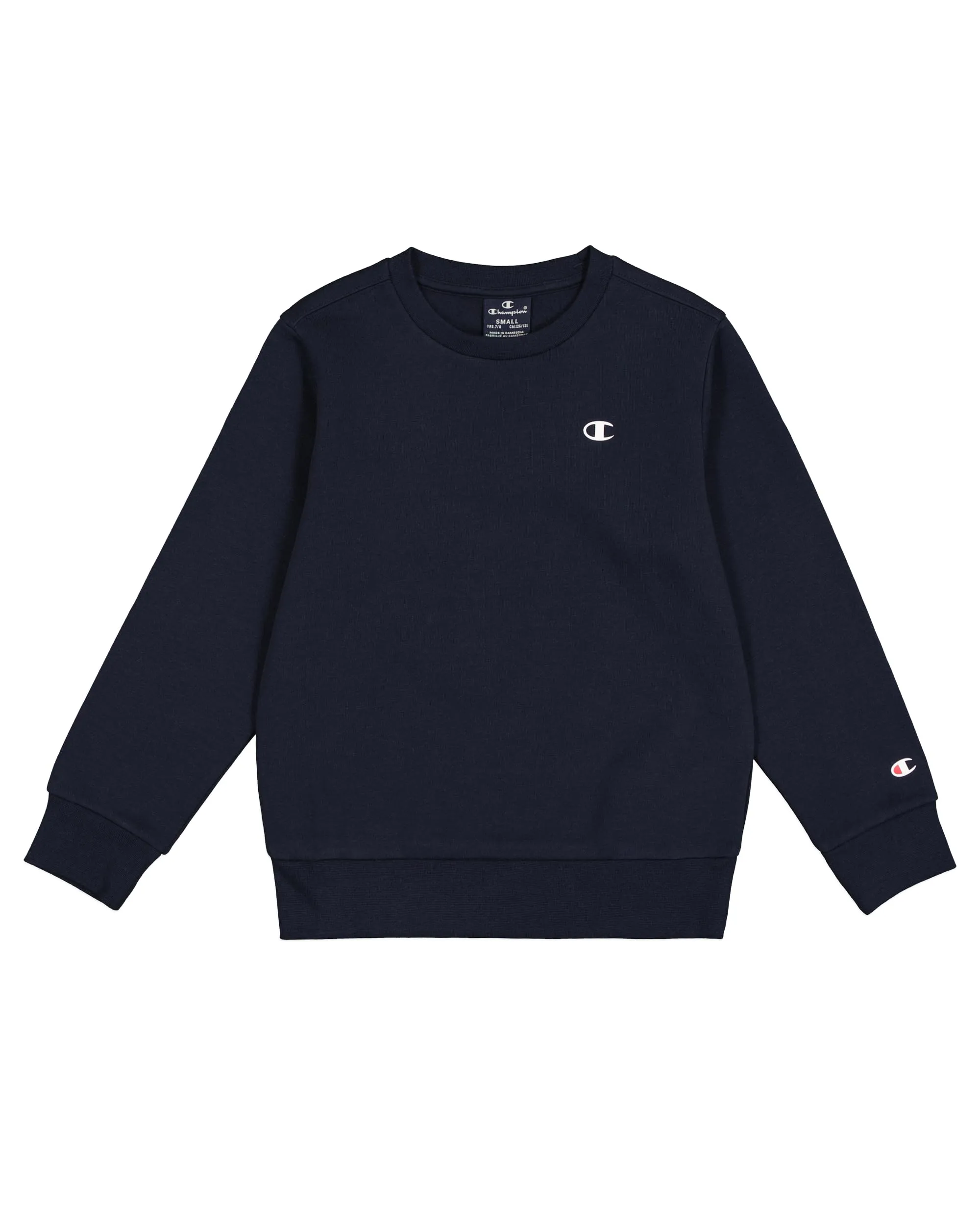Champion Legacy Legacy Basics B - Ultralight Powerblend Fleece Crewneck Felpa, Blu Marino, 11-12 Anni Bambino FW23