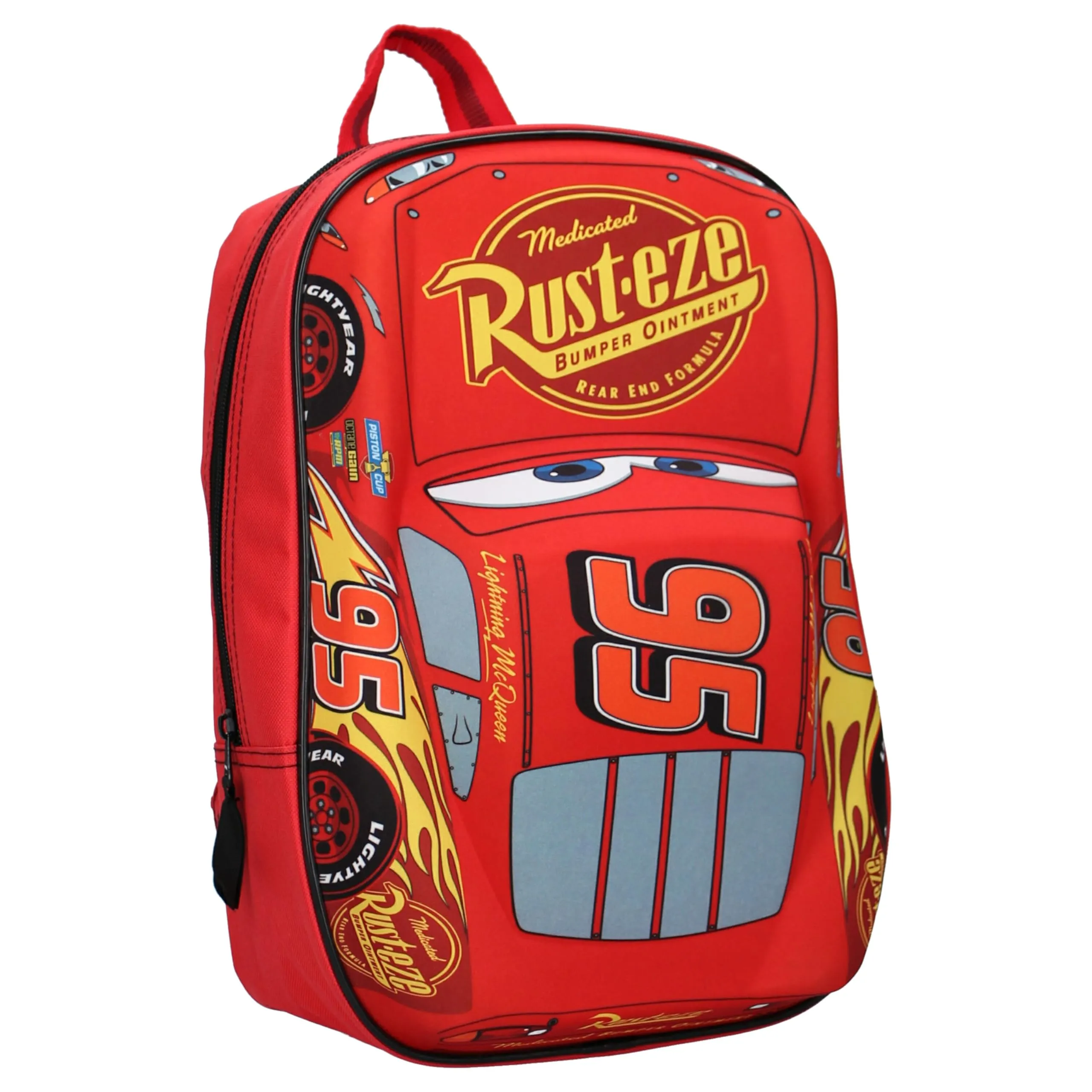 Disney 760-8462 "Piston Cup Champion Cars Saetta McQueen 3D Effect Zaino, 31 cm