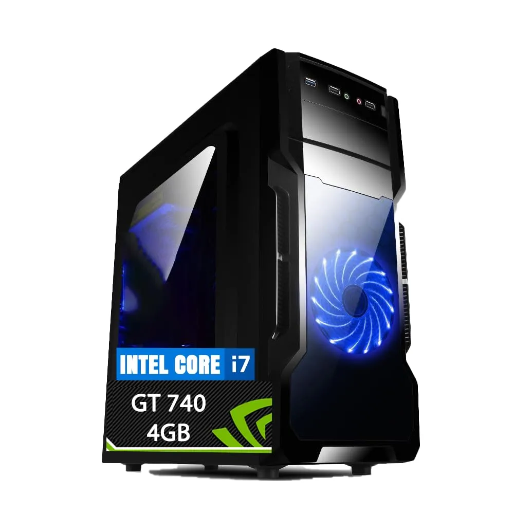 Betazon PC Fisso Gaming Desktop NUOVO • Cpu intel core i7-6700 • 32GB RAM DDR4 • 1TB SSD • Windows 11 Pro • WiFi • GT 740 4GB • Pronto All'Uso