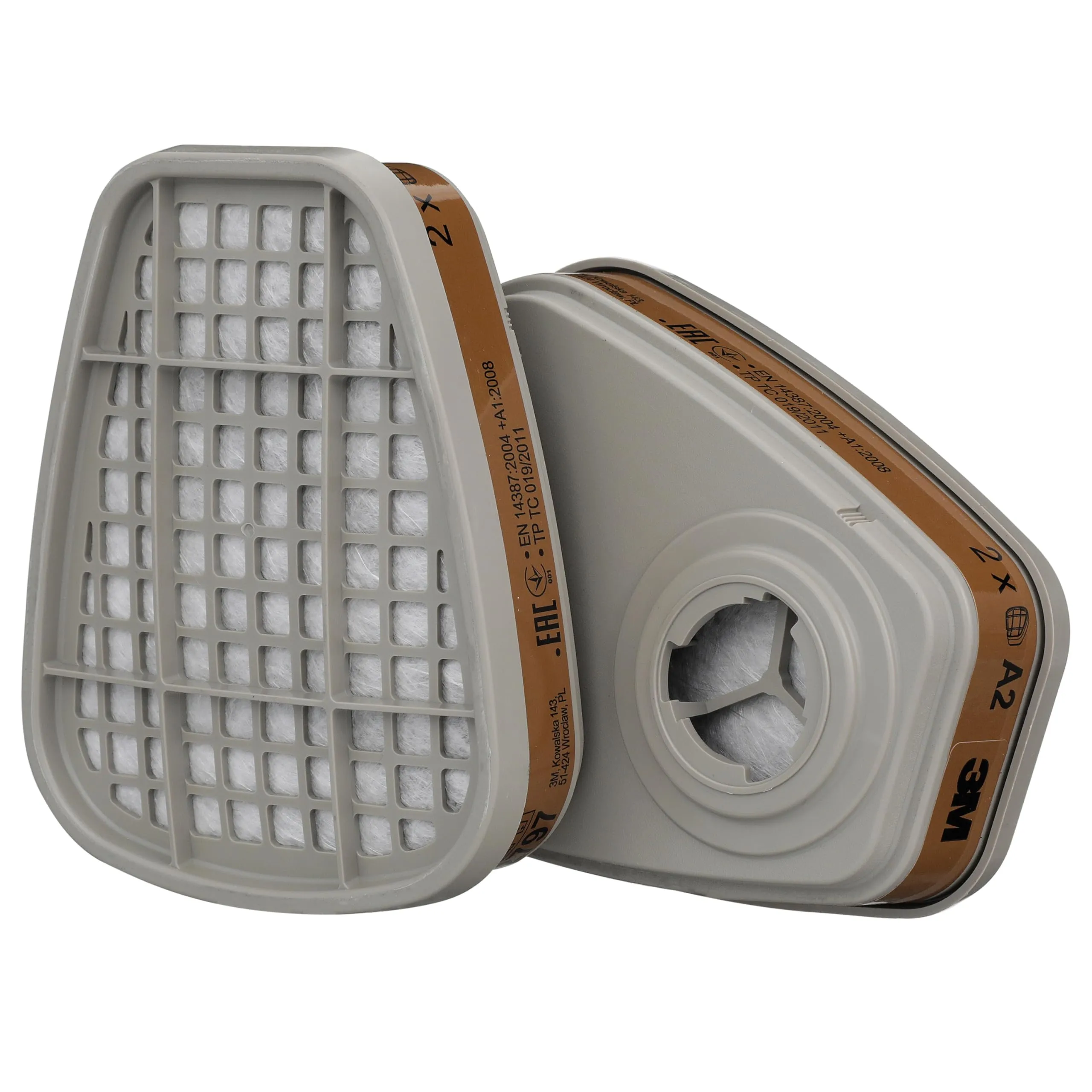 3M 70071617933 Gas e stazione del filtro particella A2 del vagone, 8 pezzi