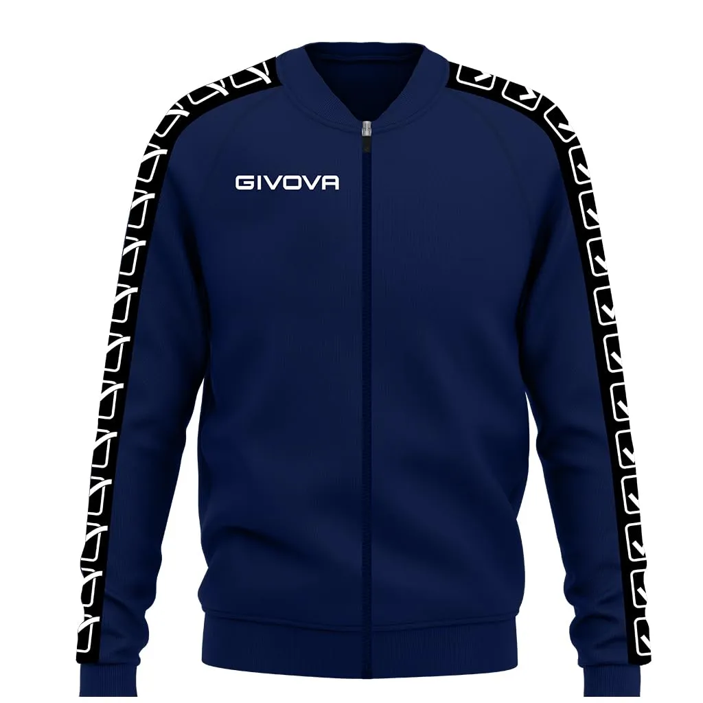GIVOVA GIACCA COLLEGE BAND BLU Tg. XL