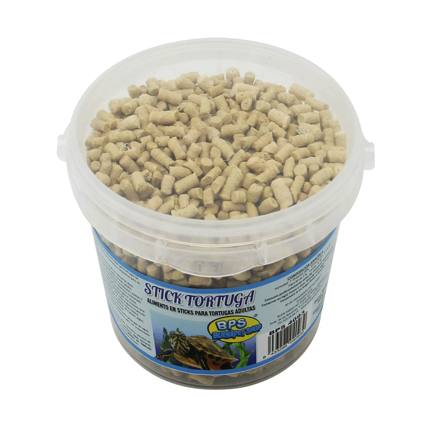 BPS Mangime per tartarughe in bastoncini per tartarughe Mangime per tartarughe 5 diversi modelli tra cui scegliere (bastoncino alimentare 750 ml) BPS-4093