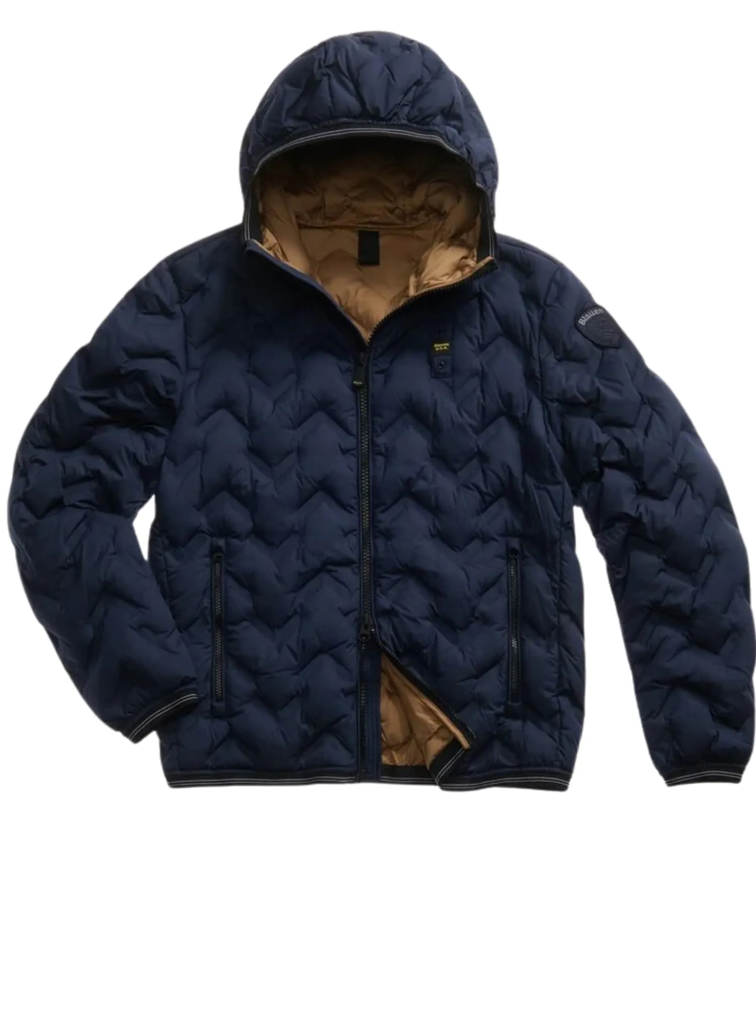 Blauer Piumino Ad Angoli Piery (IT, Testo, XXL, Regular, Regular, Blu)