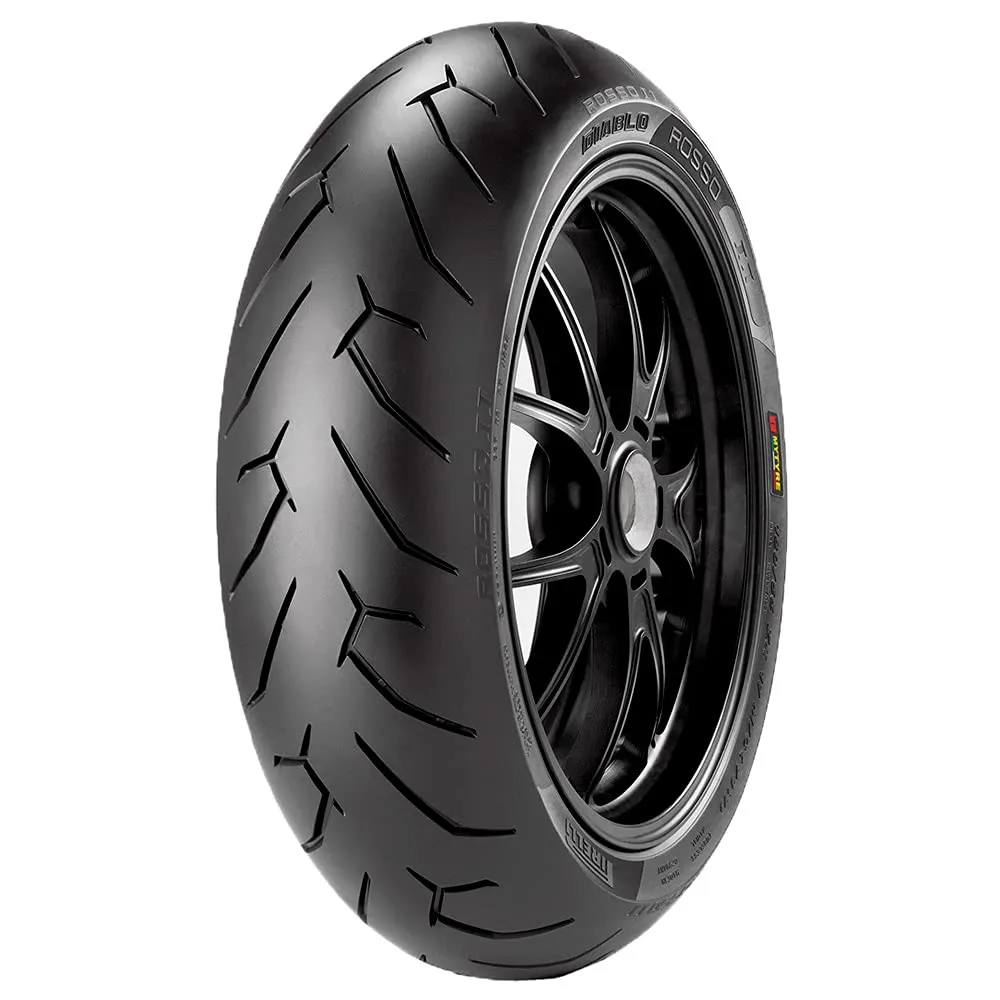 Pneumatici Pirelli DIABLO ROSSO II 160/60 ZR 17 M/C (69W) TL Posteriore SUPERSPORT gomme moto e scooter