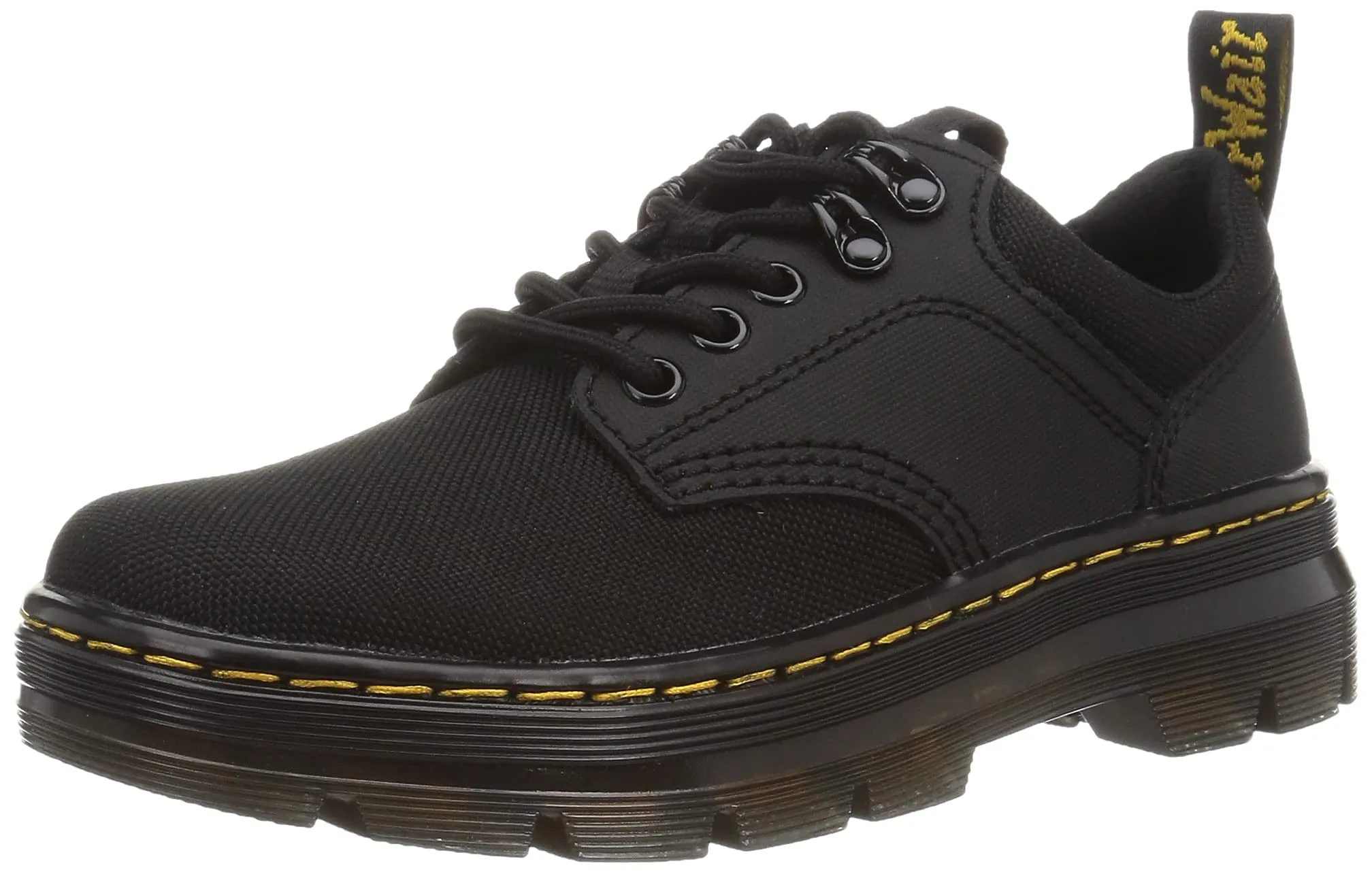 Dr. Martens 5 Tie Shoe, Sneaker Uomo, Black Extra Tough 50/50 & Black Ajax, 42 EU