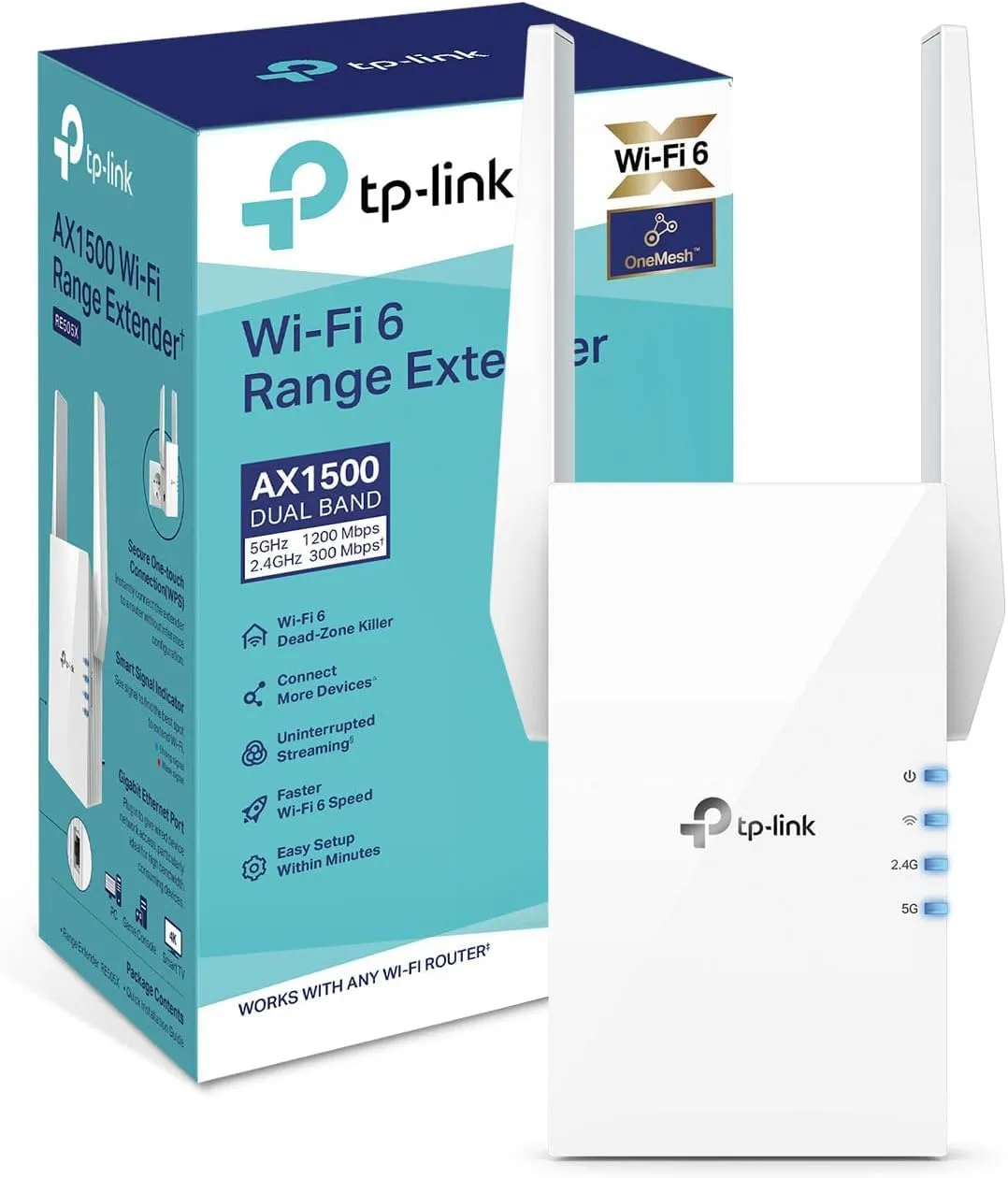 KKshop - Repeater WiFi Wireless Network Extender (White-1)