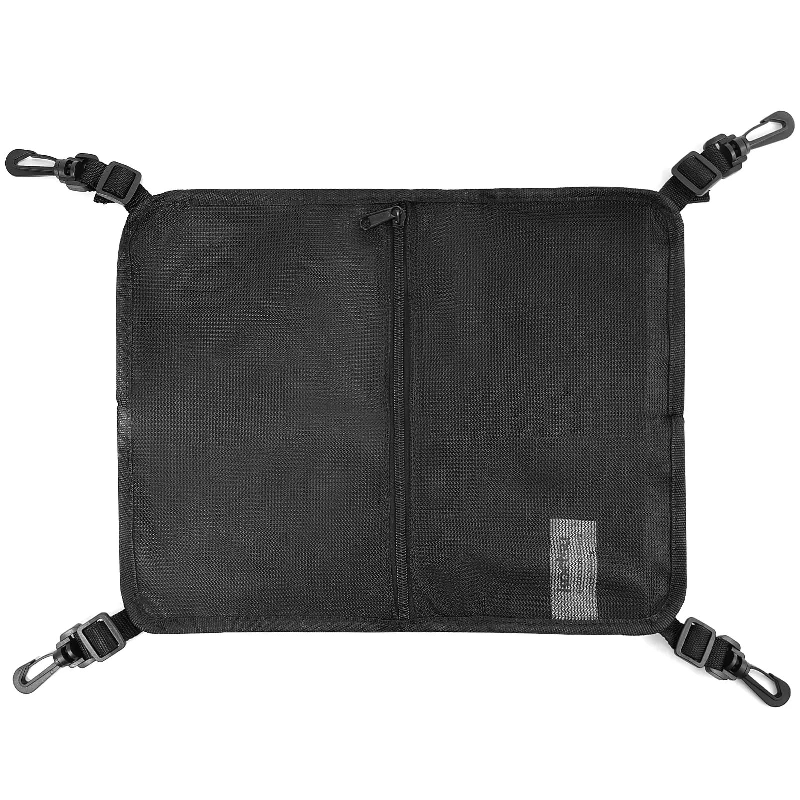 pangdapengpeng Paddleboard Deck Bag, Borsa SUP Deck, Borsa Portaoggetti in Rete con Fibbia Fissa per Tavola da Surf Stand Up Paddle, Kayak (Nero)