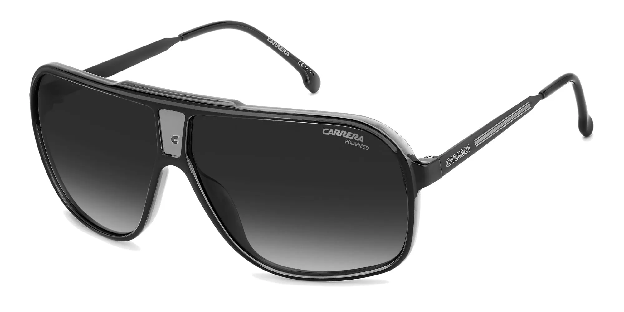 Carrera Occhiali da Sole GRAND PRIX 3 Black/Grey Shaded 64/9/135 uomo