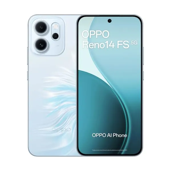OPPO Reno14 FS 5G 12GB-512GB Azul (Opal Blue) Dual SIM