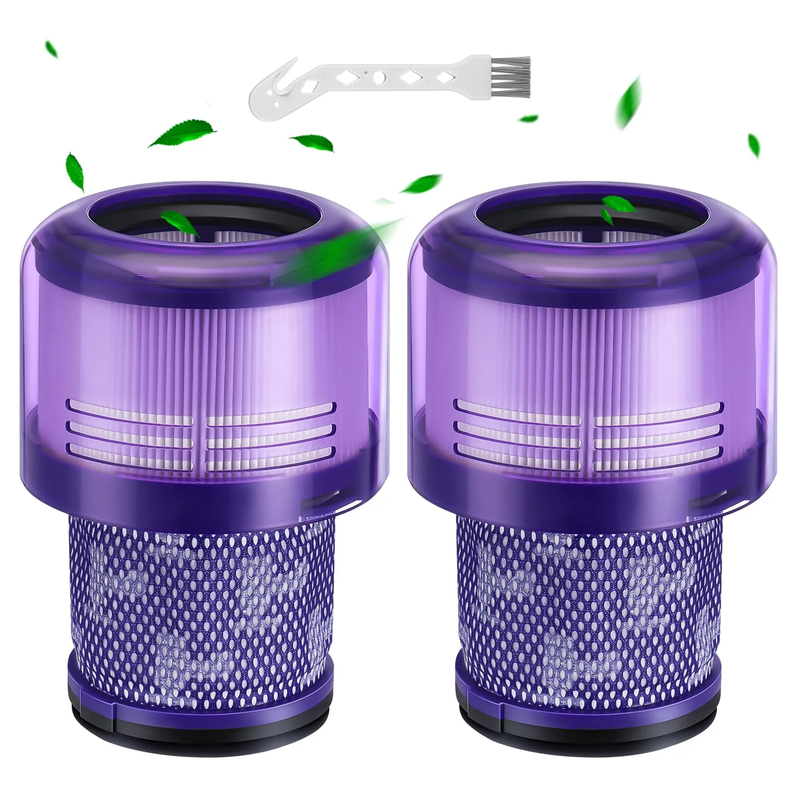 Filtri V11 per Dyson -Filtro di ricambio per aspirapolvere senza fili Dyson V11 Animal/Absolute/Torque Drive/Fluffy/Complete Pro V15 Detect SV14. Confronta con la parte n. DY-970013-02 e 97001302