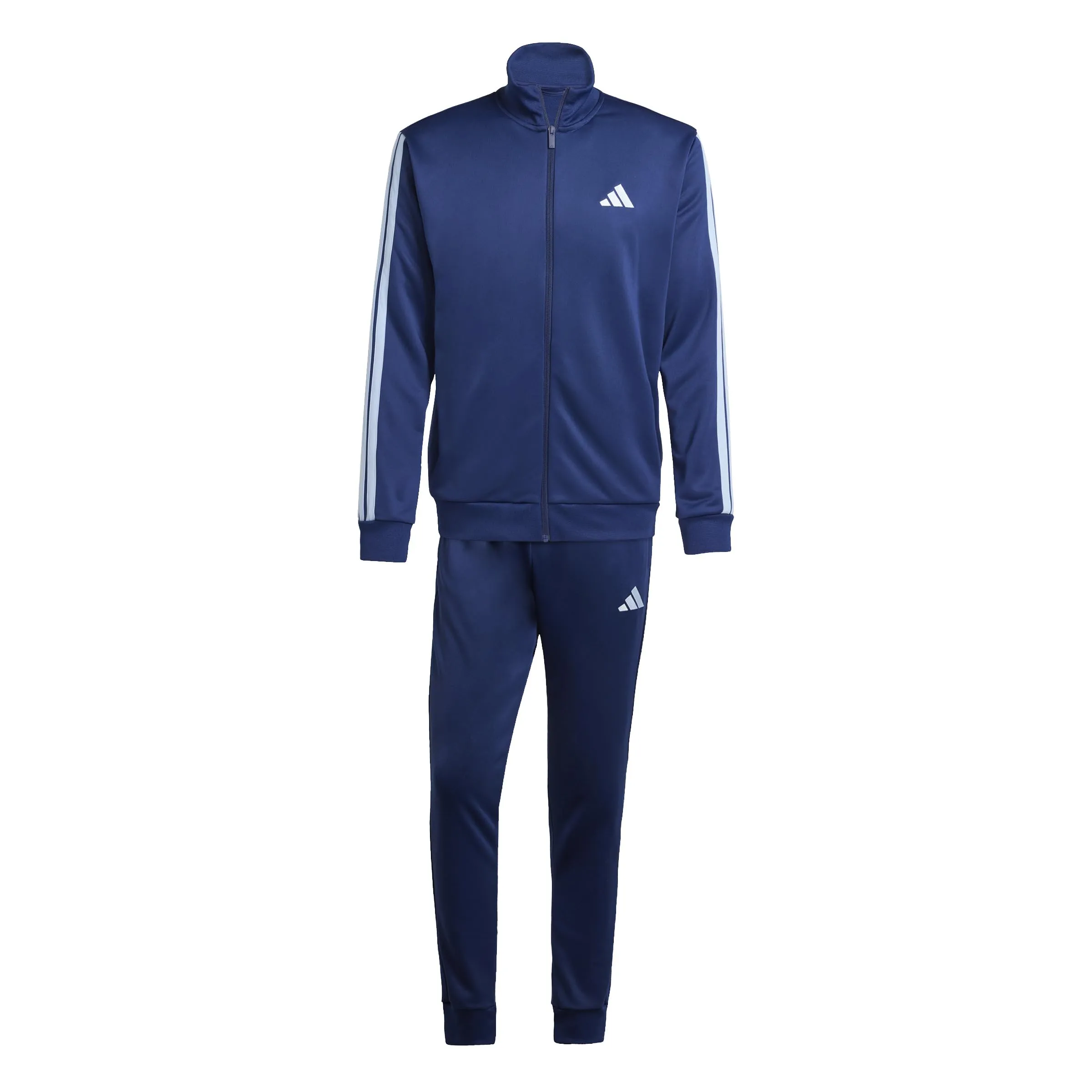 adidas Uomo 3 STRIPES FRENCH TERRY TRACKSUITS, dark blue, XL