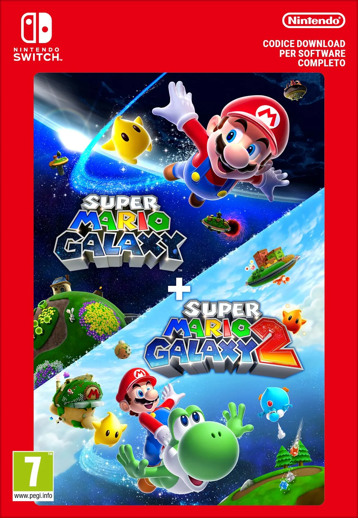 Super Mario Galaxy + Super Mario Galaxy 2 Standard | Nintendo Switch - Codice download
