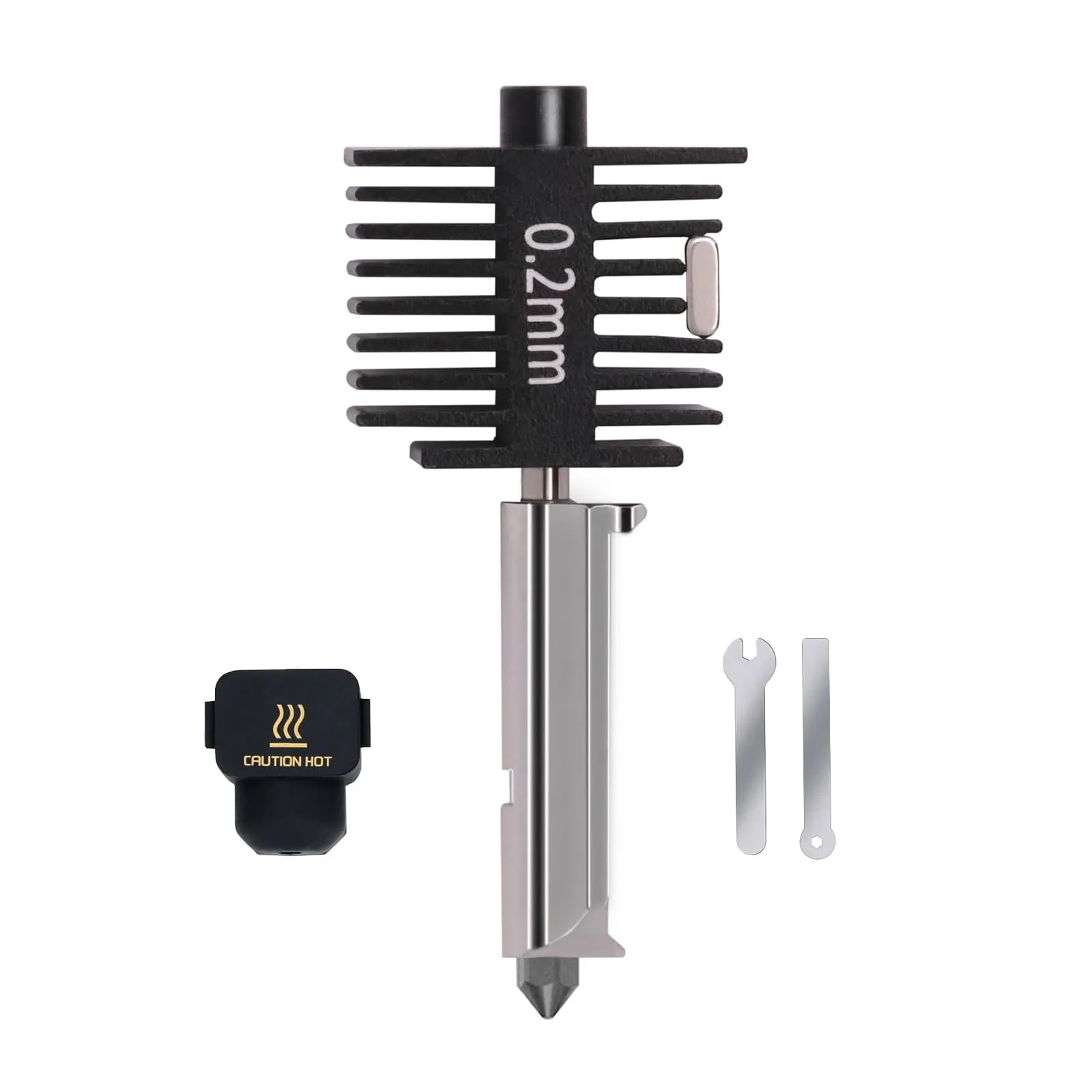 A1 Mini kit di aggiornamento Hotend, set di blocchi di calore per stampante 3D, con nodi in acciaio rigido da 0,2 mm e calzini in silicone per bambù Lab A1/A1 Mini