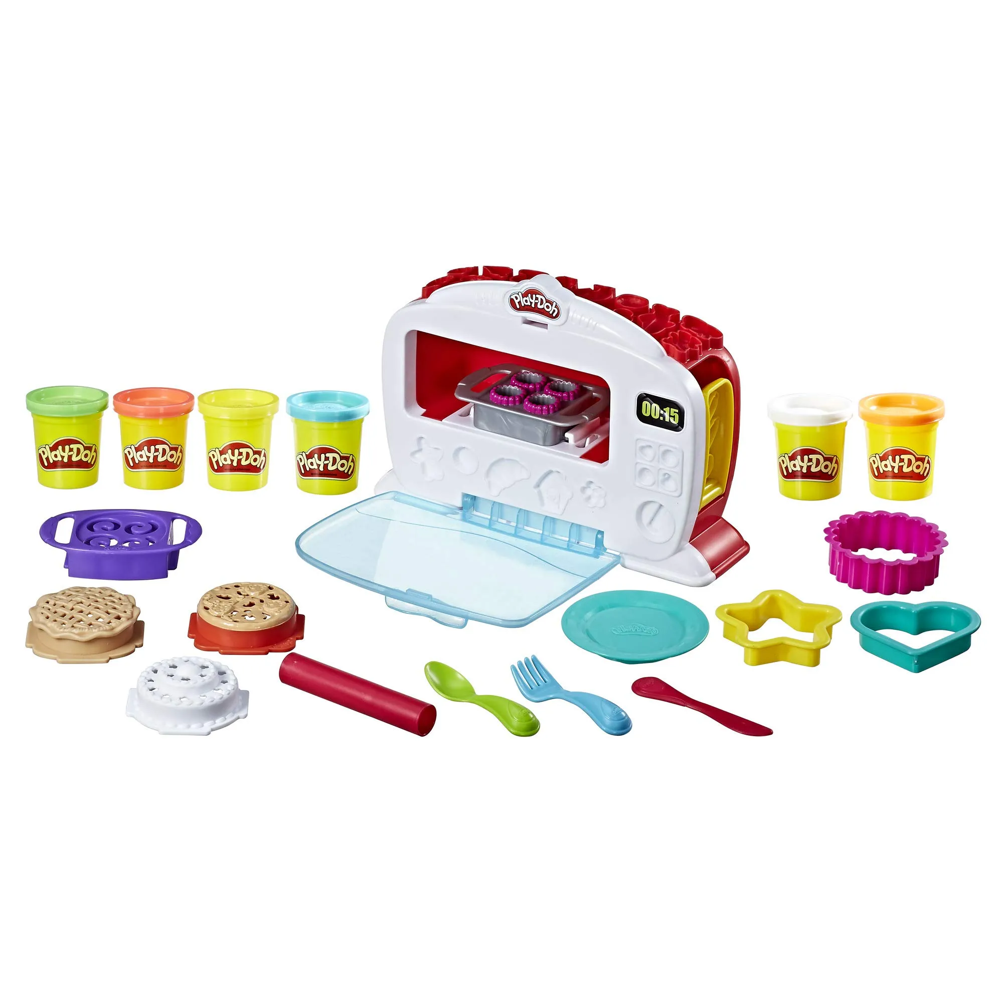 Play-Doh Hasbro, Magico Forno, Arti e Mestieri Creativi per Bambini e Bambine dai 3 Anni in su, Ottima Idea Regalo, Include 6 Vasetti di Pasta Modellabile e Accessori