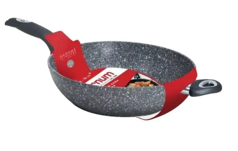 Padella Wok Antiaderente ad Induzione Madame Petra 3.0 da 32 cm